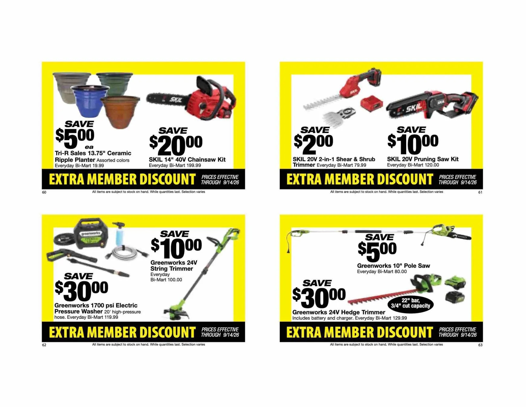 Weekly ad Current Bi-Mart - Extra member discount book leaflet valid from Tuesday 08/25/2026 to Monday 09/14/2026 from August 25 to September 14 2026 - Page 17