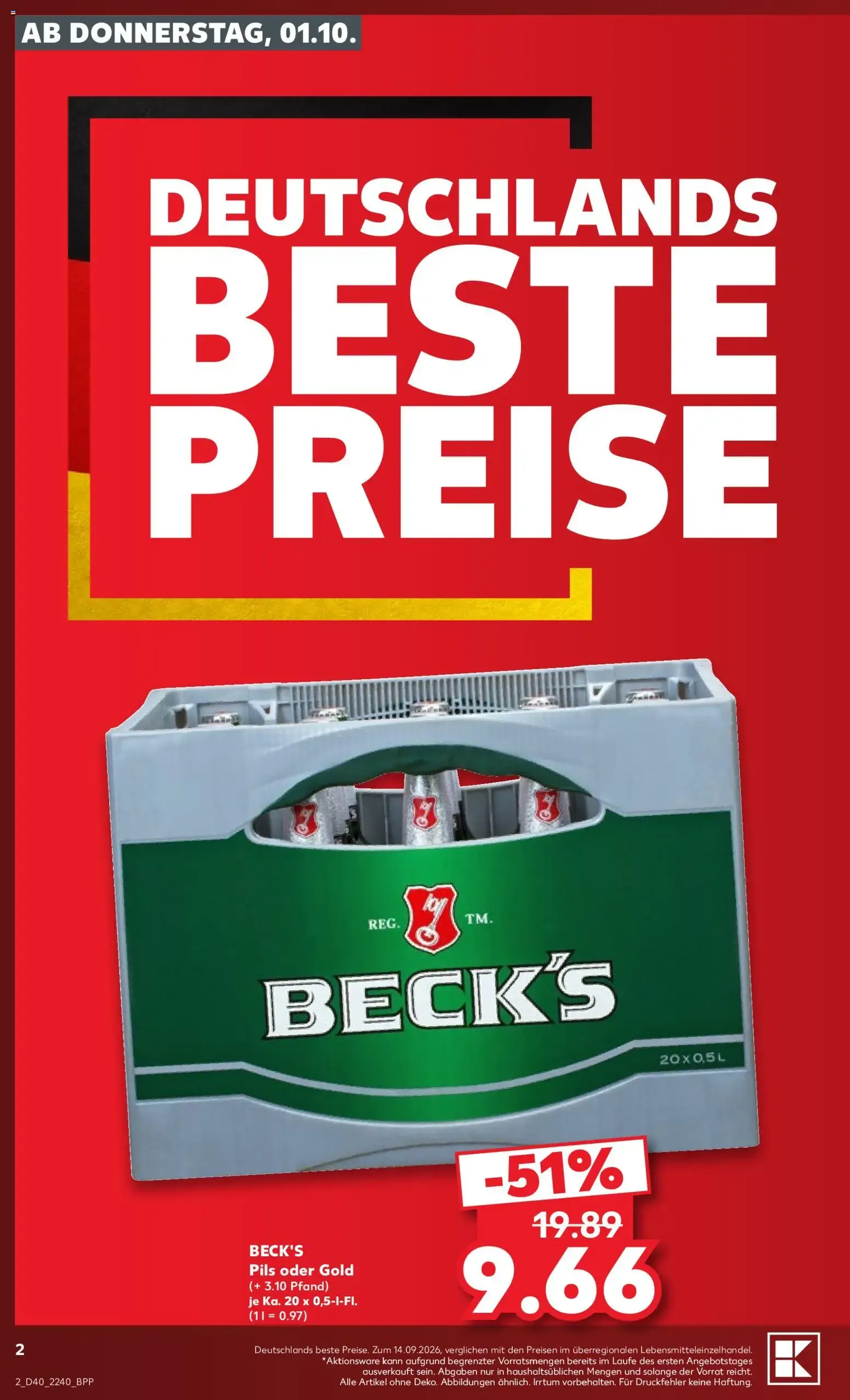 DEUTSCHLANDS BESTE PREISE van 1 oktober tot 7 oktober 2026 - Folder pagina 2