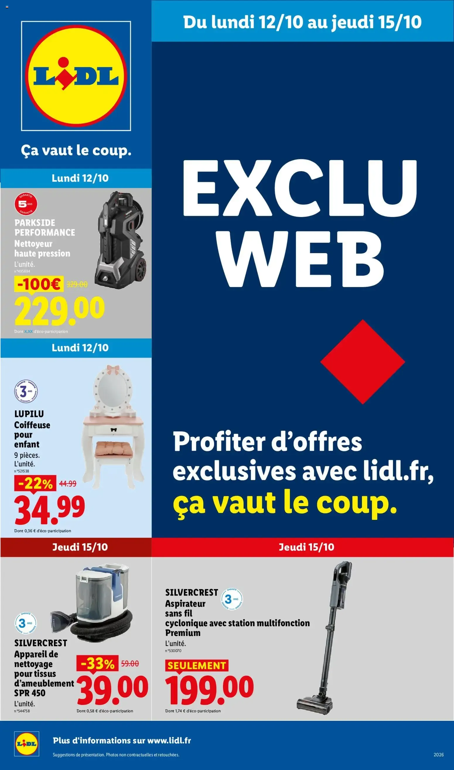 Catalogue LIDL du 12/10/2026 | Promo prospectus en ligne du 12 octobre au 15 octobre 2026 - Catalogue page 1