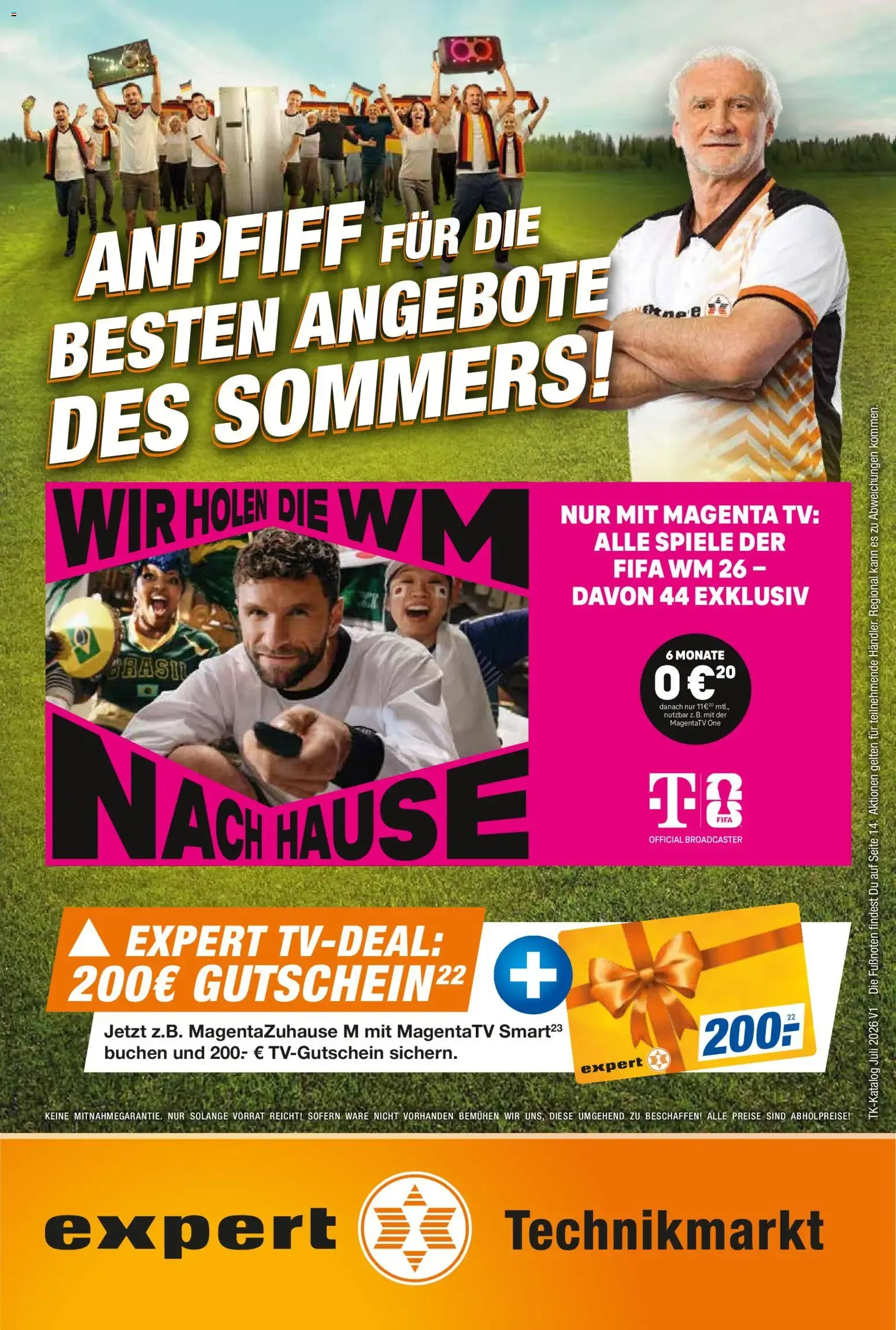 Expert Technikmarkt: Las Mejores Ofertas del Verano y Mundial FIFA 2026 von 1. Juli bis 31. Juli 2026 - Prospekt seite 1