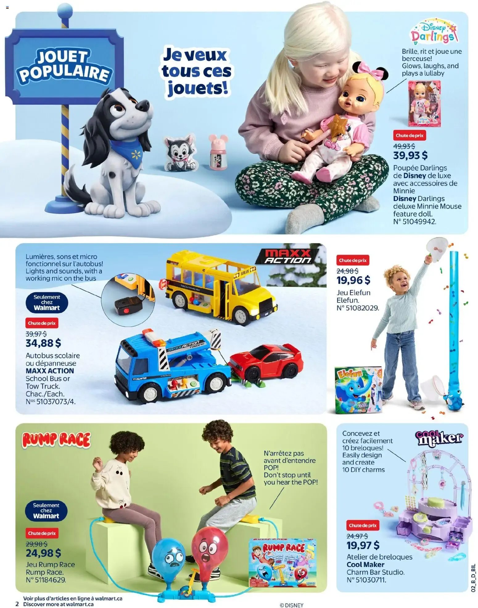 Walmart circulaire - Livret des jouets from Oct 15, 2026 > weekly specials & deals from October 15 to December 23 2026 - flyer page 2