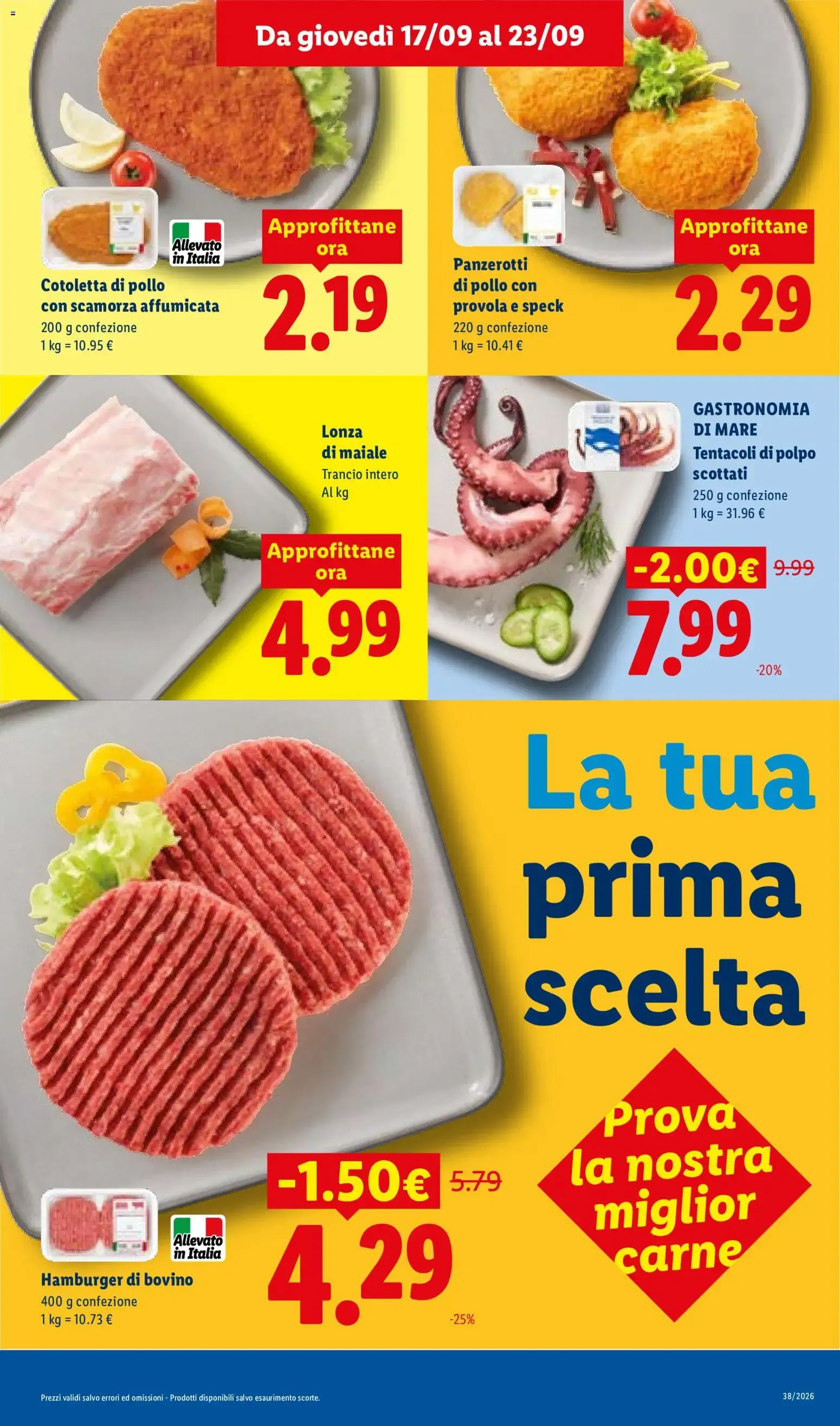 Lidl XXL Grande formato, grande convenienza y Mega Offerte da 17 settembre a 23 settembre di 2026 - Pagina del volantino 9
