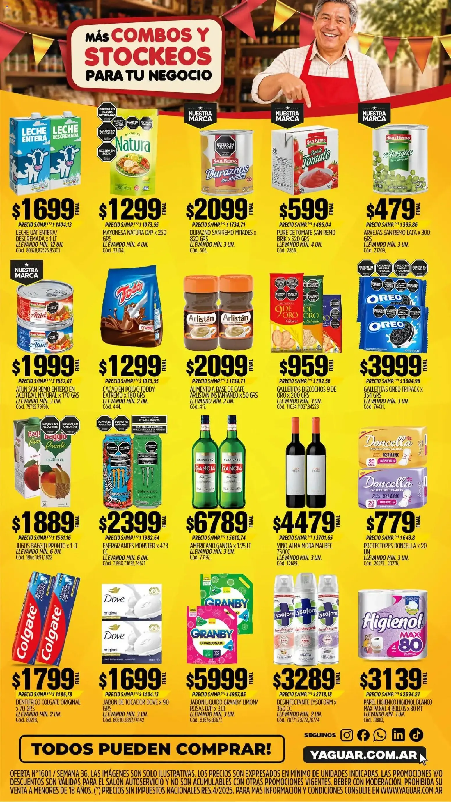 Ofertas de MAYORISTA YAGUAR MES DEL ALMACENERO 31 de agosto al 6 de septiembre 2026 - Página 2 del catálogo