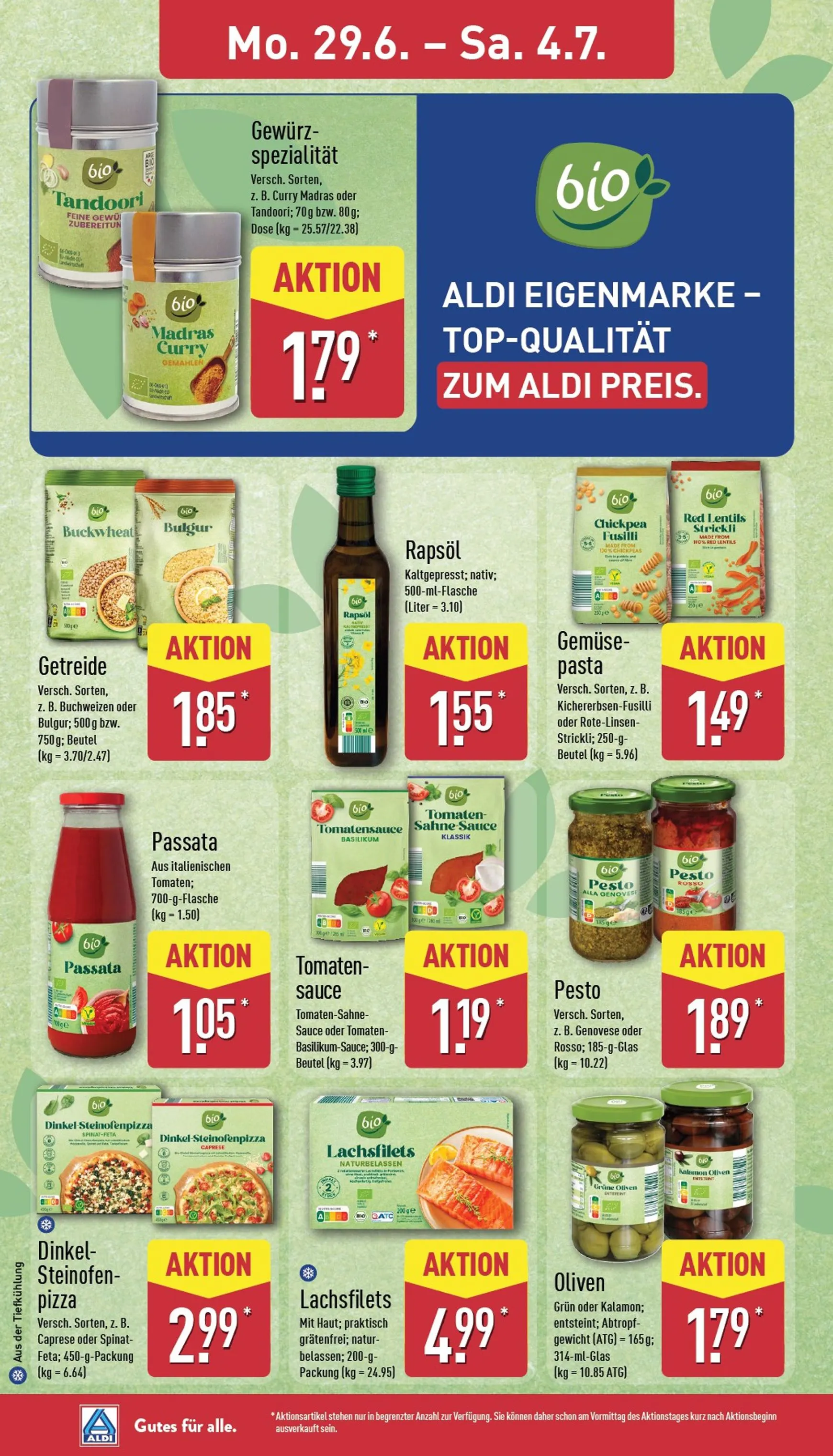 ALDI NORD Prospekt – von Montag 29.06.2026 bis Samstag 04.07.2026 von 29. Juni bis 4. Juli 2026 - Prospekt seite 12