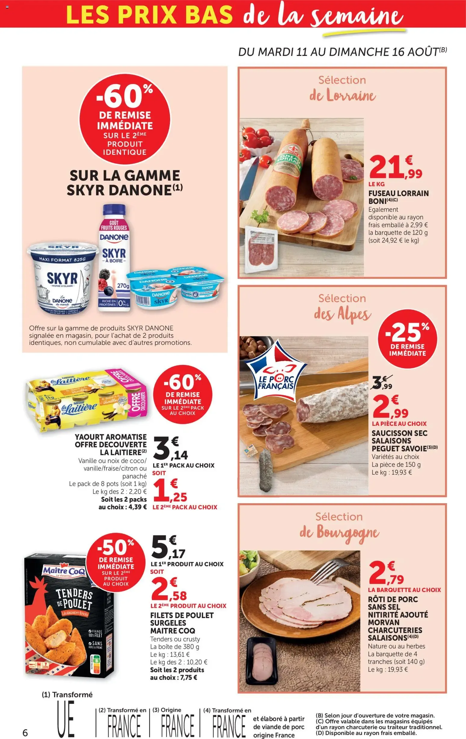 bi1 Catalogue Maxi marché à partir du 11/08/2026 - promo en ligne du 11 août au 23 août 2026 - Catalogue page 6