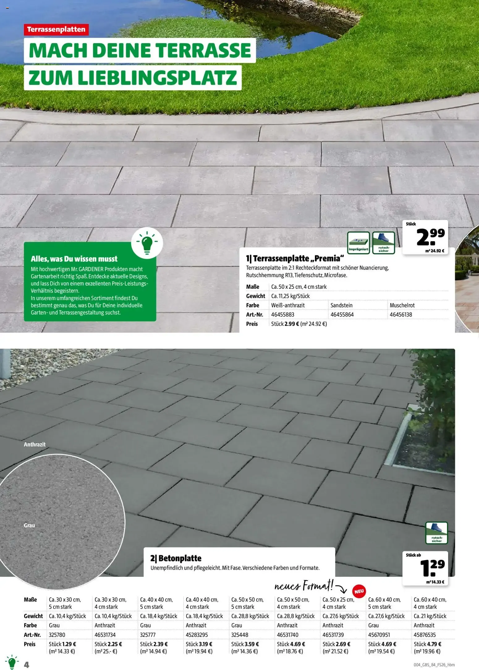 Hagebau Gartenbaustoffsortiment (ab 02.03.2026) zum Blättern von 2. März bis 31. Dezember 2026 - Prospekt seite 4