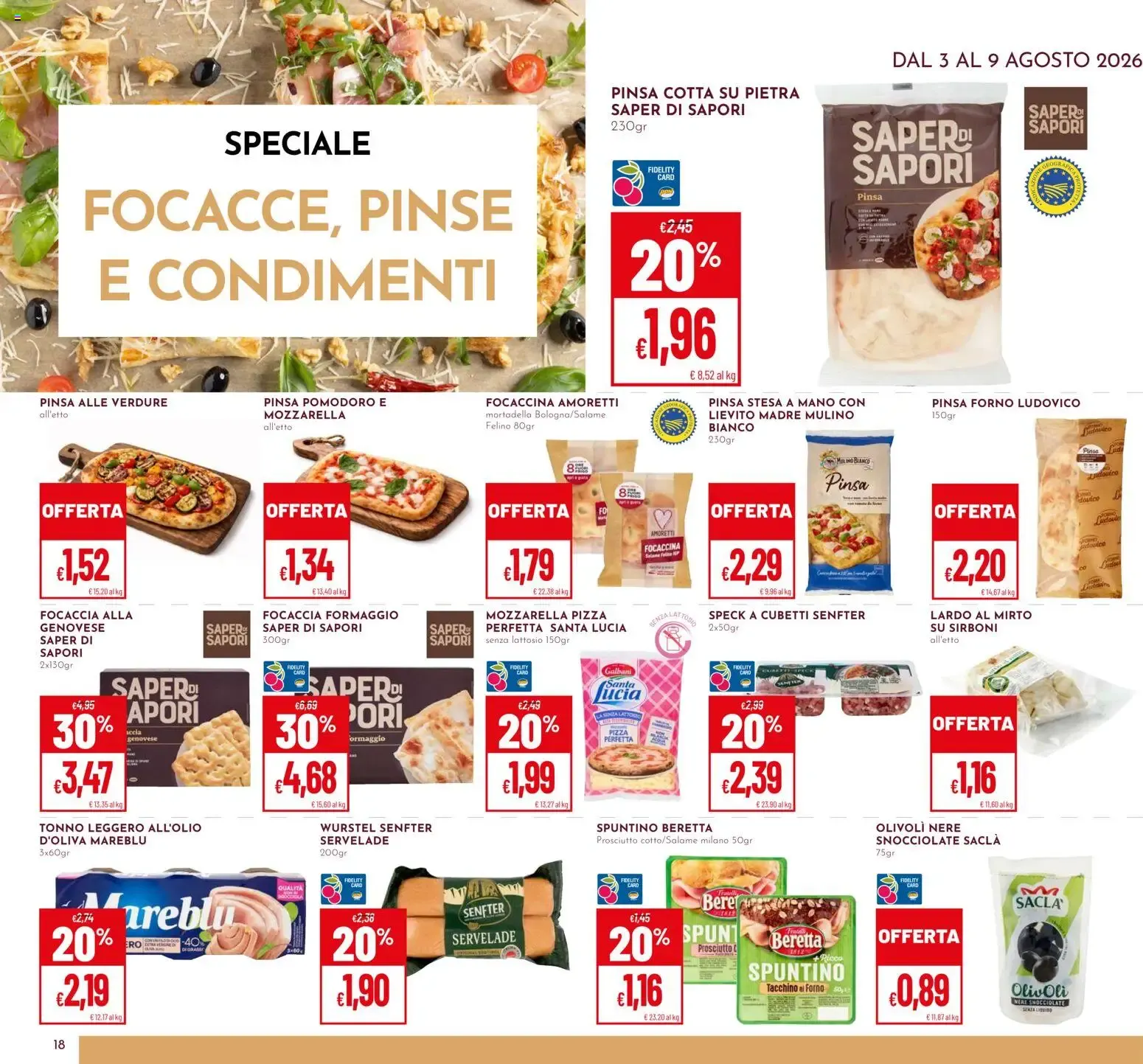 Nuovo Pan volantino dal 03/08/2026 > offerte anteprima 🛍️ da 3 agosto a 9 agosto di 2026 - Pagina del volantino 18