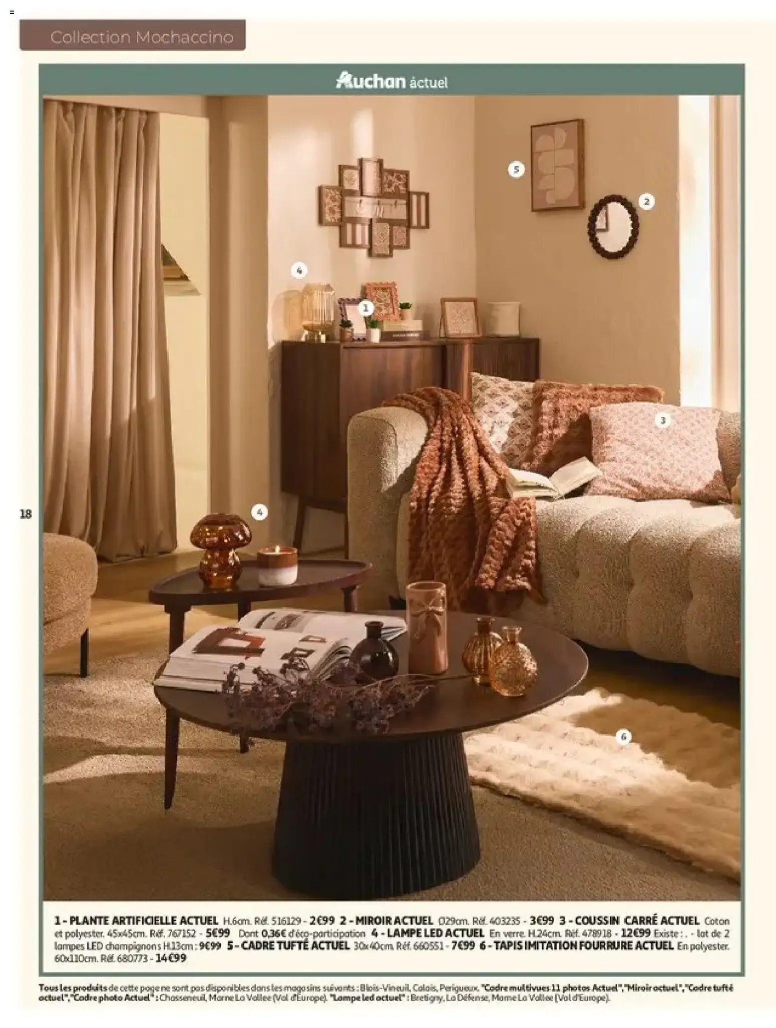 Auchan Inspiration déco à partir du 01/09/2026 - promo en ligne du 1 septembre au 1 novembre 2026 - Catalogue page 18