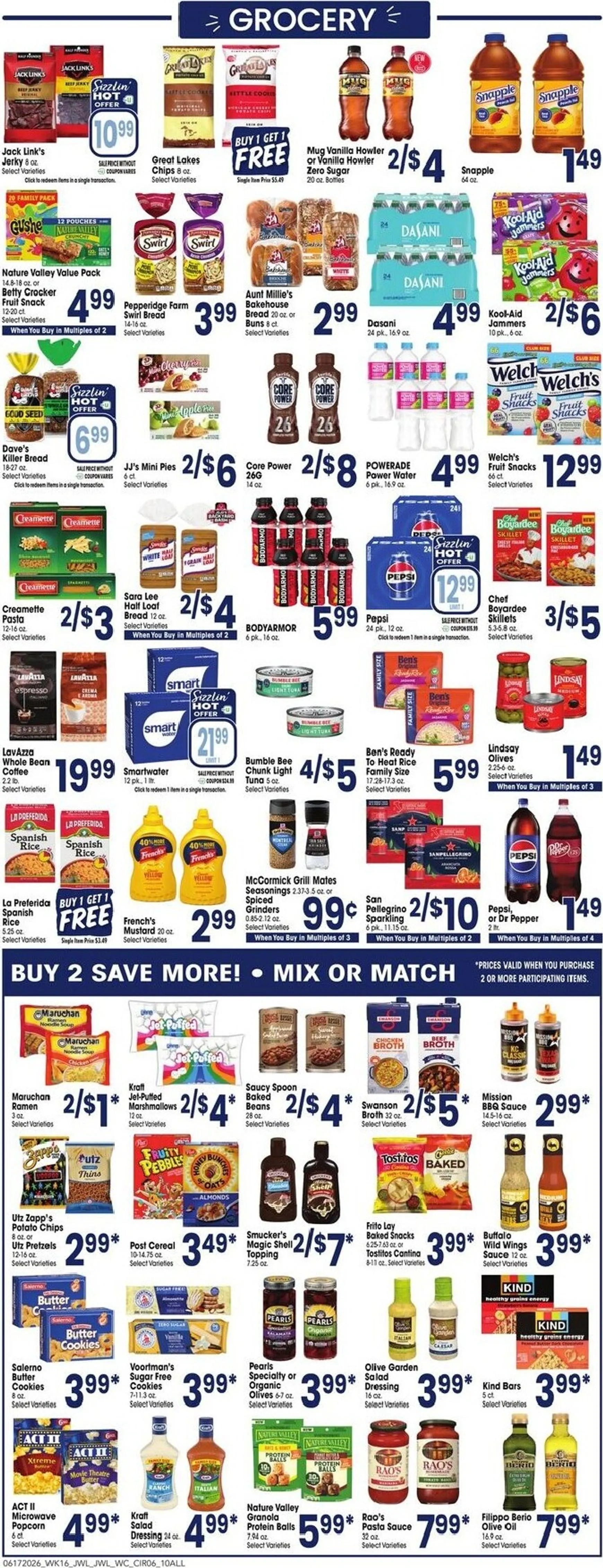 Weekly ad Current Jewel-Osco leaflet valid from Wednesday 06/17/2026 to Tuesday 06/23/2026 from June 17 to June 23 2026 - Page 6