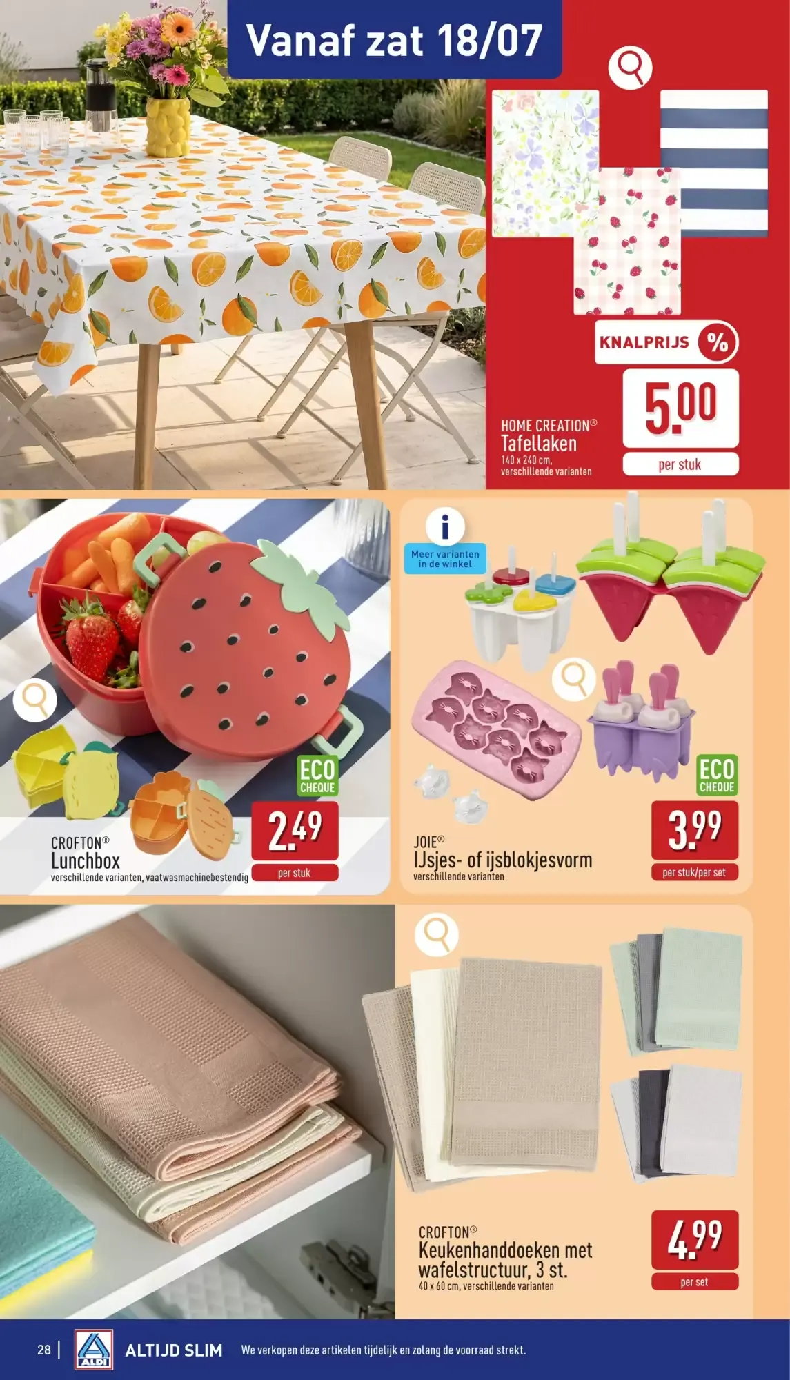 ALDI Folder van ma 13/07 t.e.m. zat 18/07 van 13 juli tot 18 juli 2026 - folder pagina 28