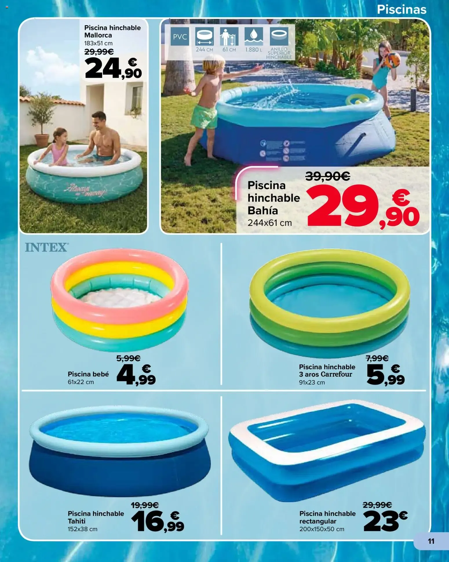 Catálogo de Carrefour Piscinas del 15/05/2026 | Catálogo 15 de mayo al 18 de junio 2026 - Página 11
