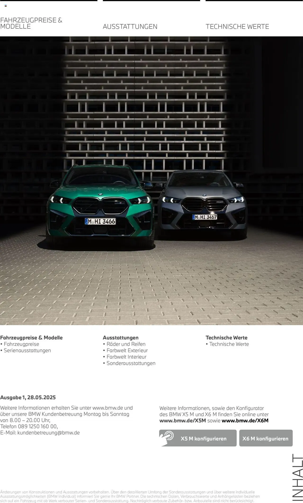 BMW X5 M & X6 M vom 01.08.2025 – Angebote online von 1. August bis 31. Dezember 2026 - Prospekt seite 2