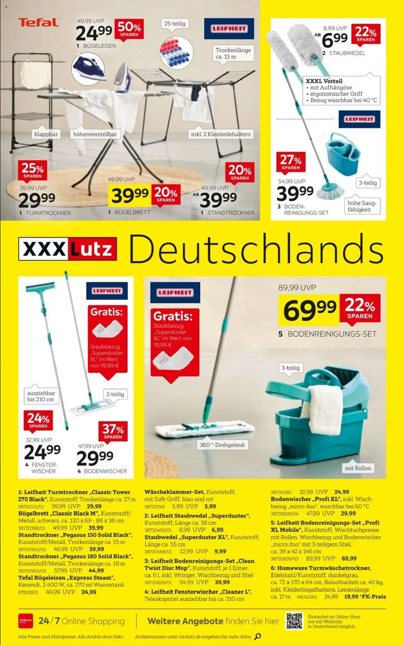 XXXLutz Deutschlands größter SSV von 27. Juni bis 12. Juli 2026 - Prospekt seite 8