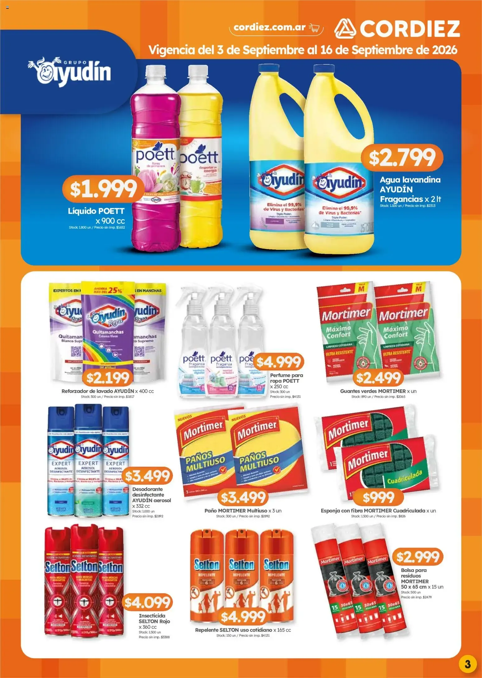 Ofertas de Cordiez - Marcas destacadas || del 03/09/2026 - 16/09/2026 || Catálogo 3 de septiembre al 16 de septiembre 2026 - Página 3 del catálogo