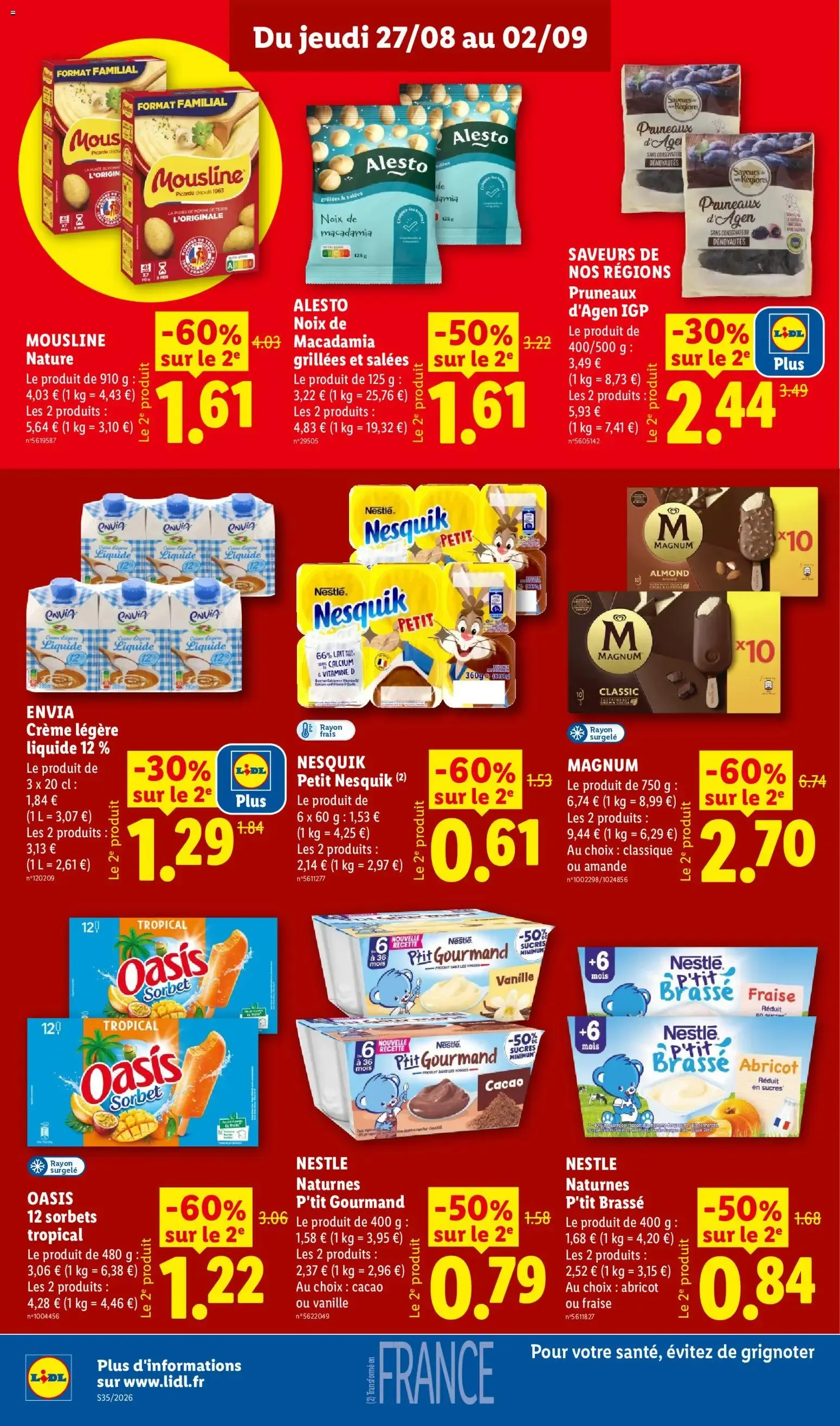 LIDL La rentrée des économies du 27 août au 2 septembre 2026 - Catalogue page 14