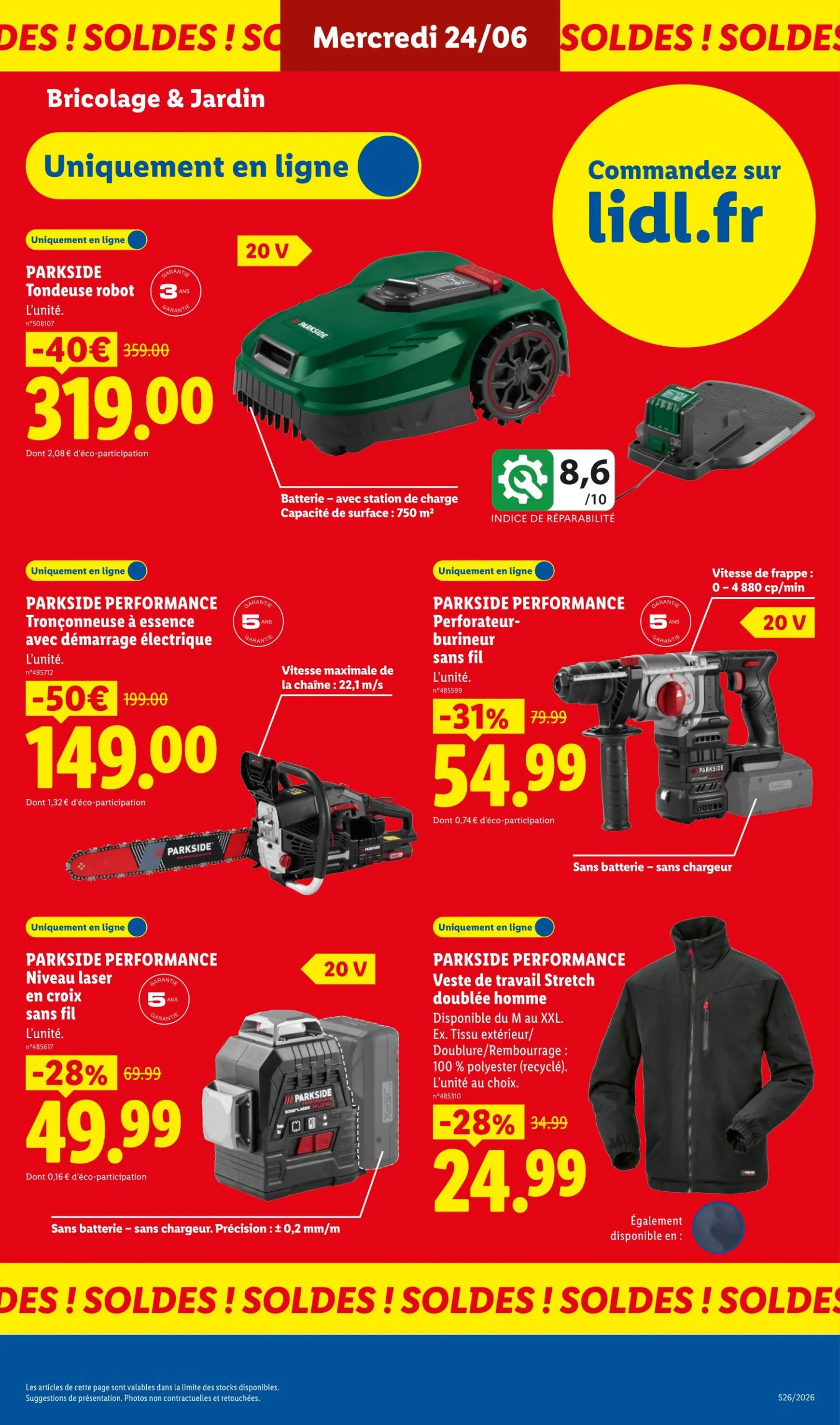 Current Lidl - Exclus Web leaflet valid from du lundi 22/06/2026 to de jeudi 25/06/2026 du 22 juin au 25 juin 2026 - Catalogue page 11