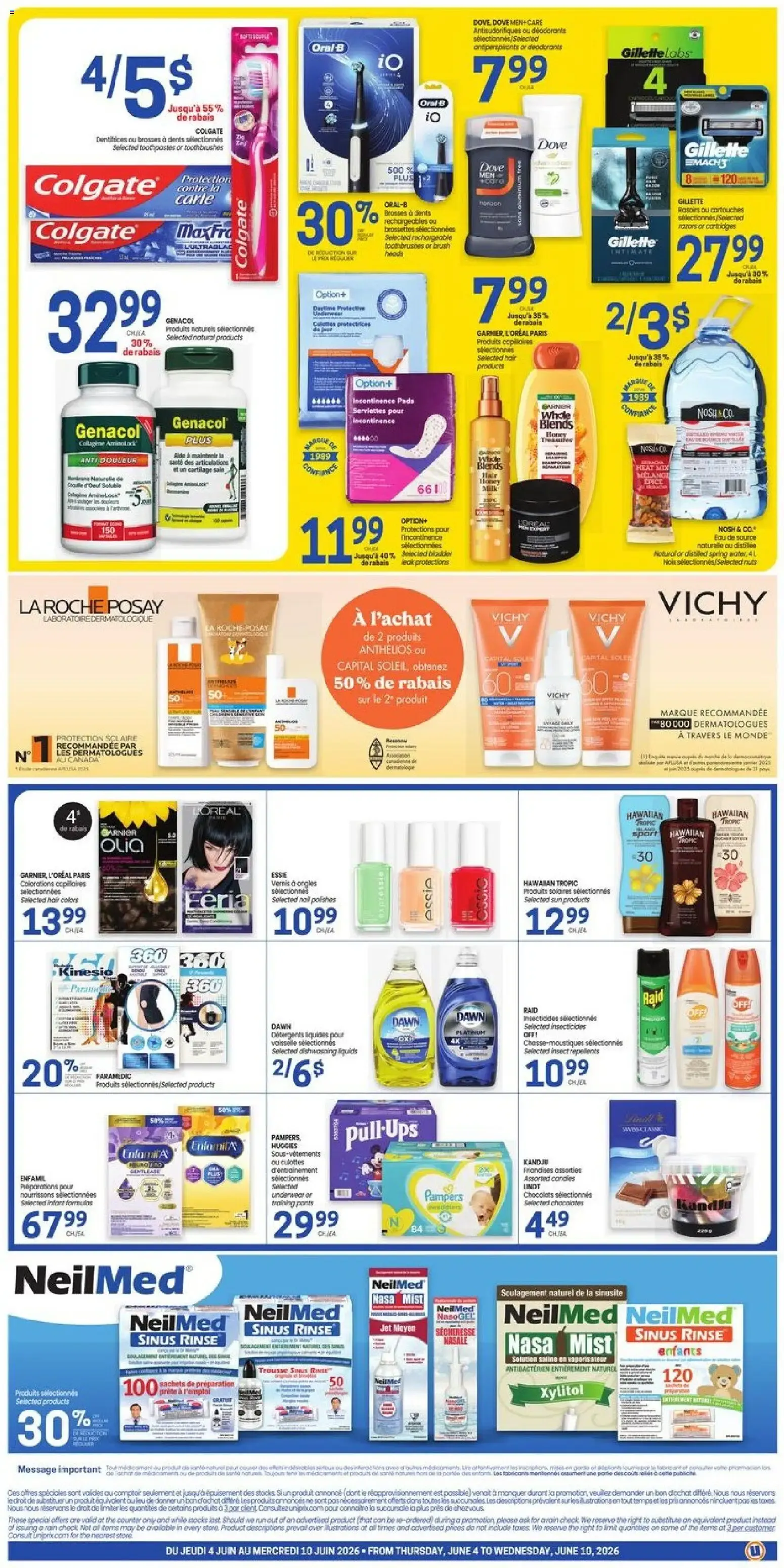 Uniprix weekly flyer / circulaire from Jun 4, 2026 > weekly specials & deals from June 4 to June 10 2026 - flyer page 2