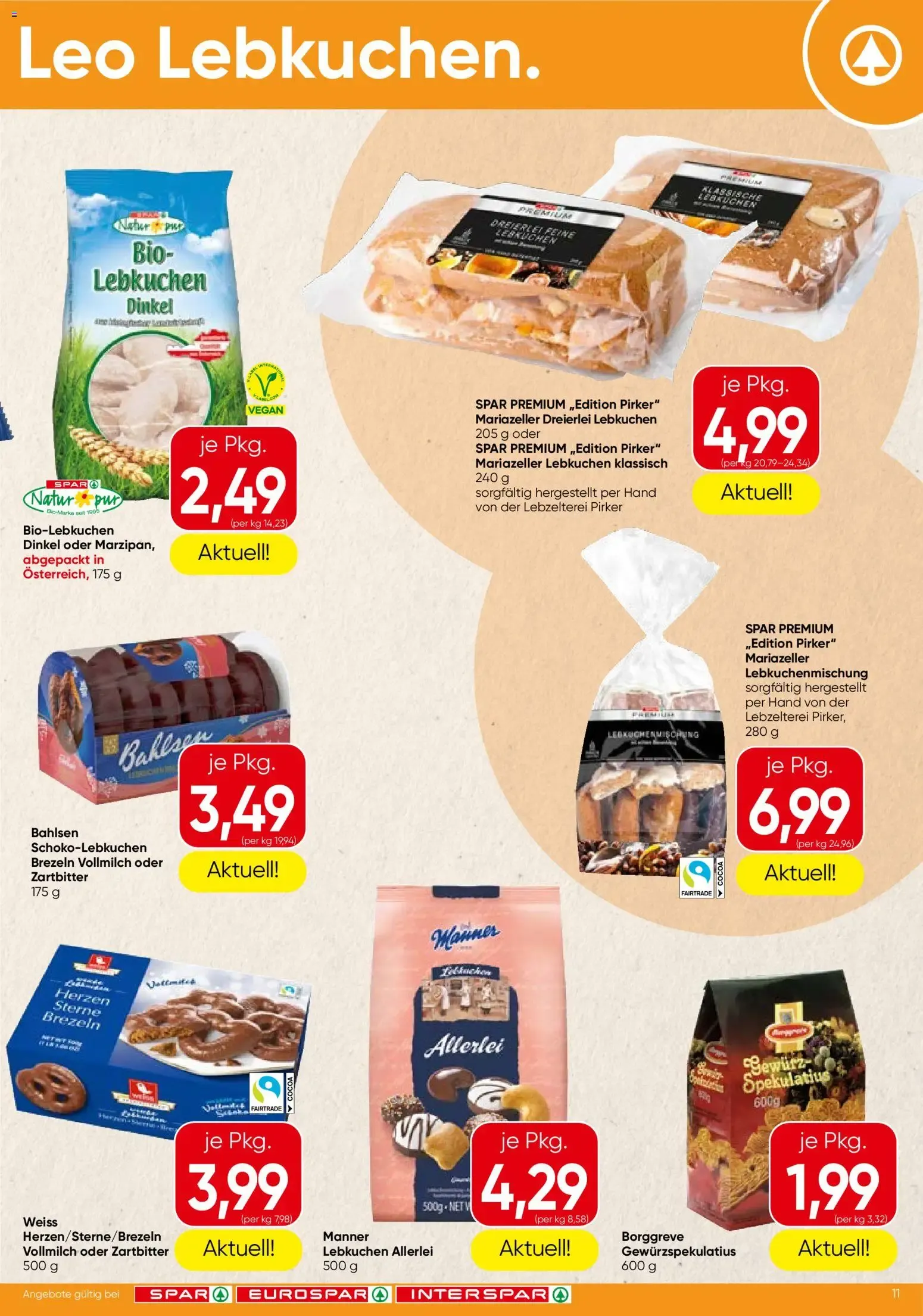 Spar Broschüre (01.10.2026) - Angebote und Prospekt von 1. Oktober bis 7. Oktober 2026 - Flugblätt seite  11