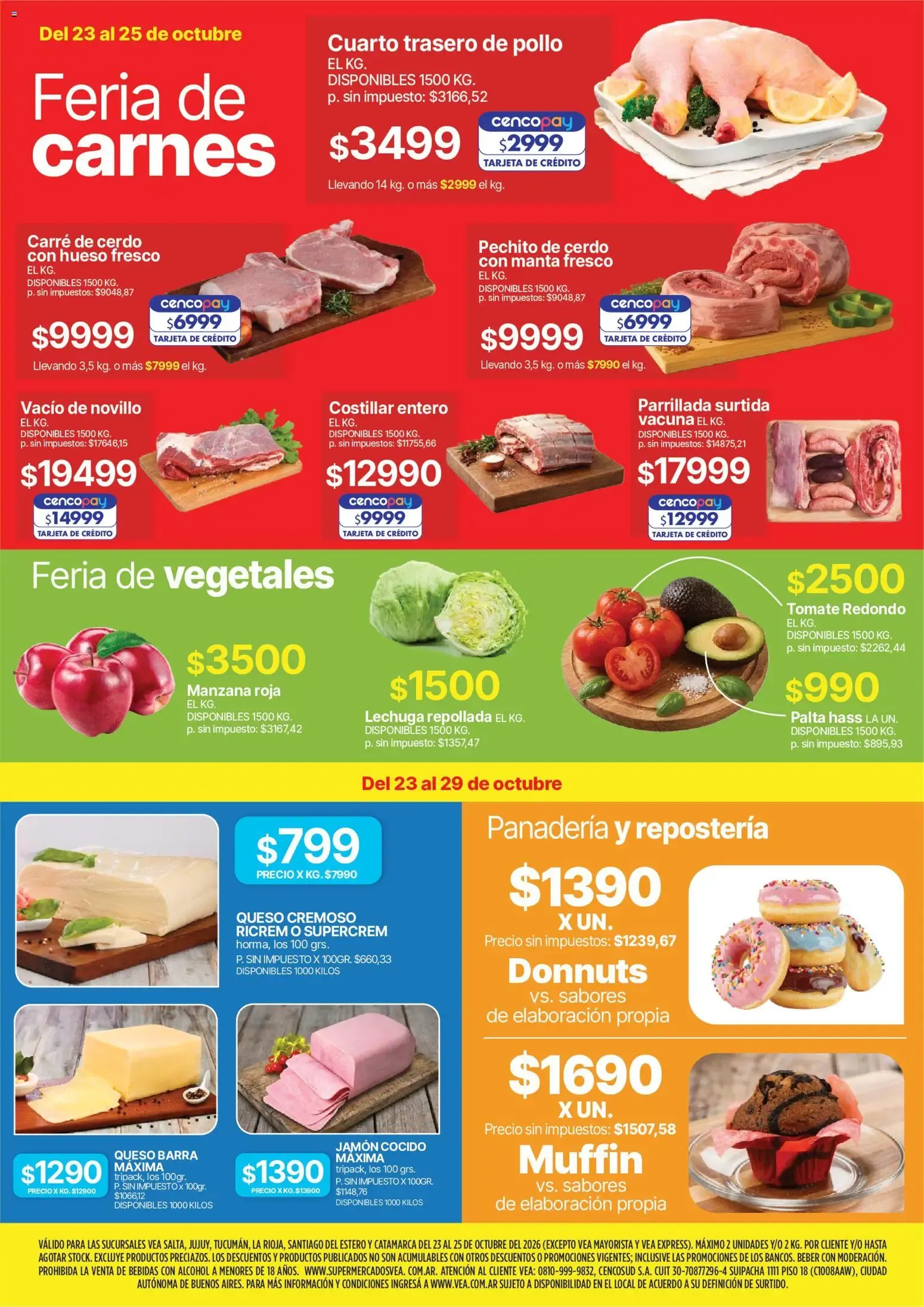 Ofertas de Vea - Fin de semana de ahorro | NOA del 23/10/2026 - 25/10/2026 23 de octubre al 25 de octubre 2026 - Página 3 del catálogo