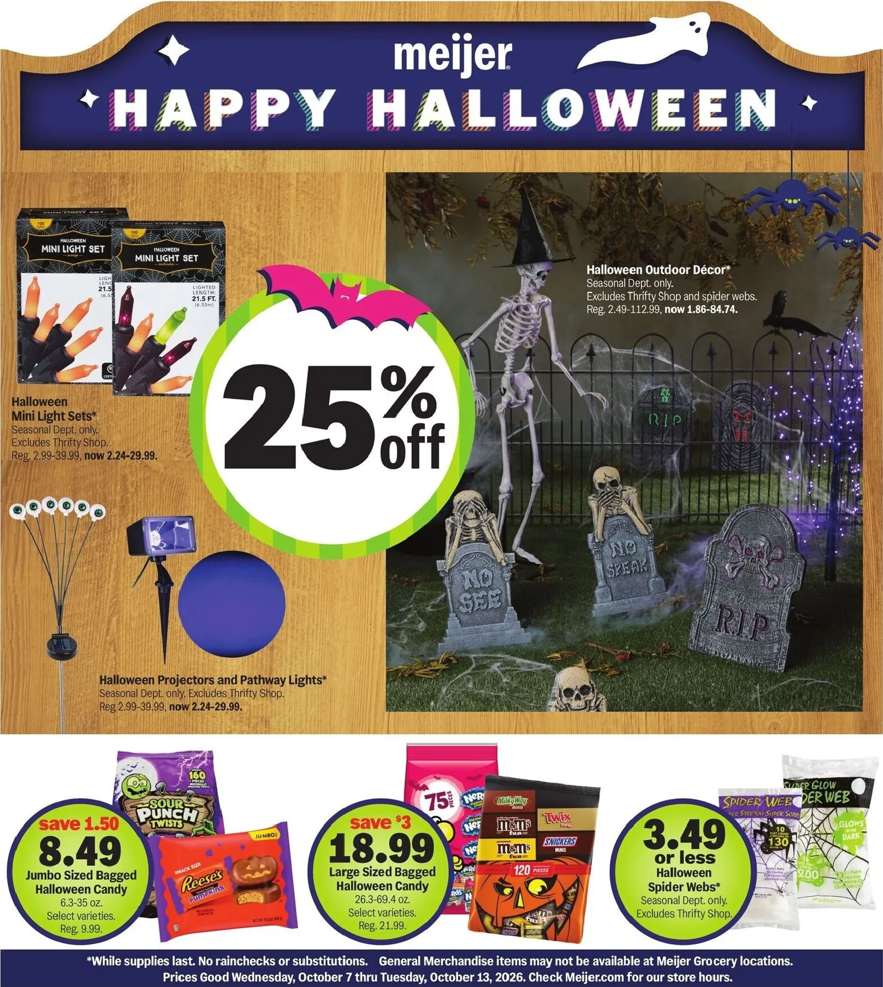 Weekly ad Meijer - Happy Halloween from October 7 to October 13 2026 - Page 1
