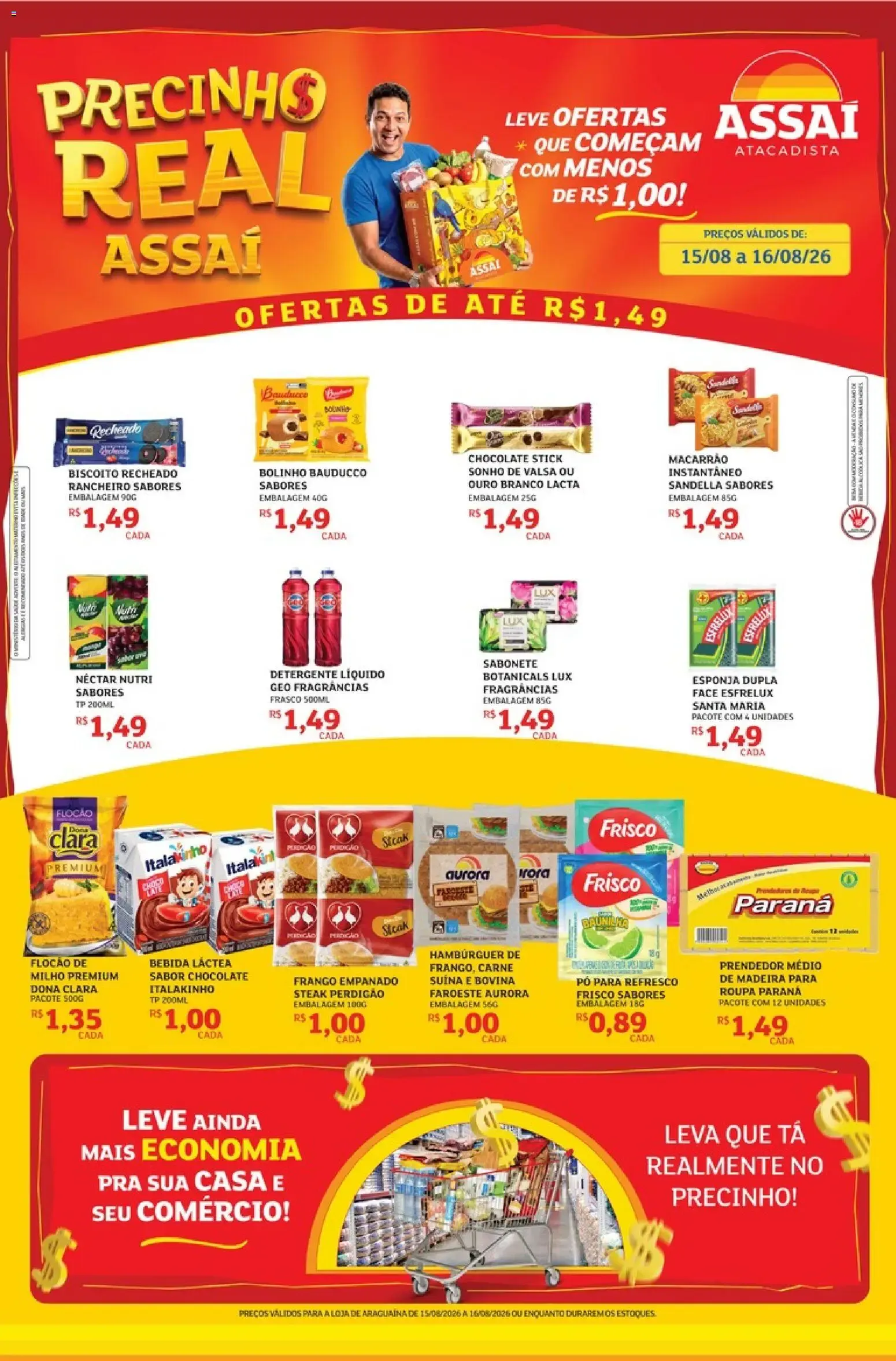 Encarte de Assaí Atacadista ofertas - TO de 15/08/2026 | Promoções Online 15 de agosto até 16 de agosto 2026 - Pagina 1