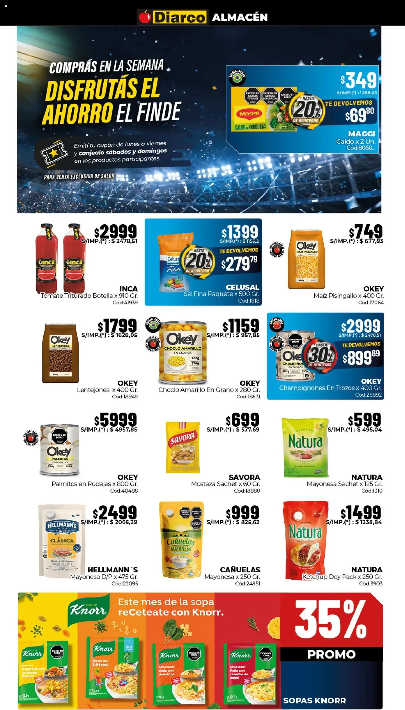 Ofertas de Diarco Ahorros Mundiales 22 de junio al 26 de junio 2026 - Página 3 del catálogo