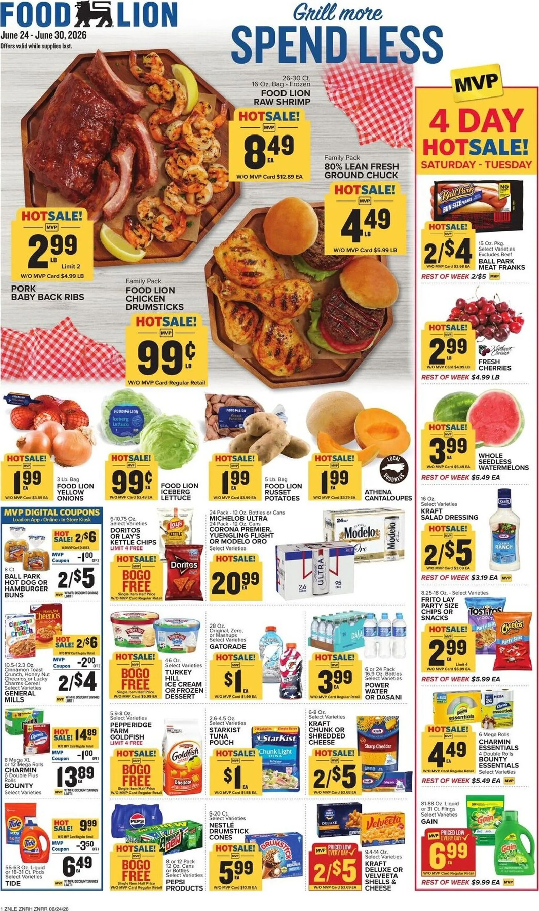 Future Food Lion flyer valid from Wednesday 06/24/2026 to Tuesday 06/30/2026