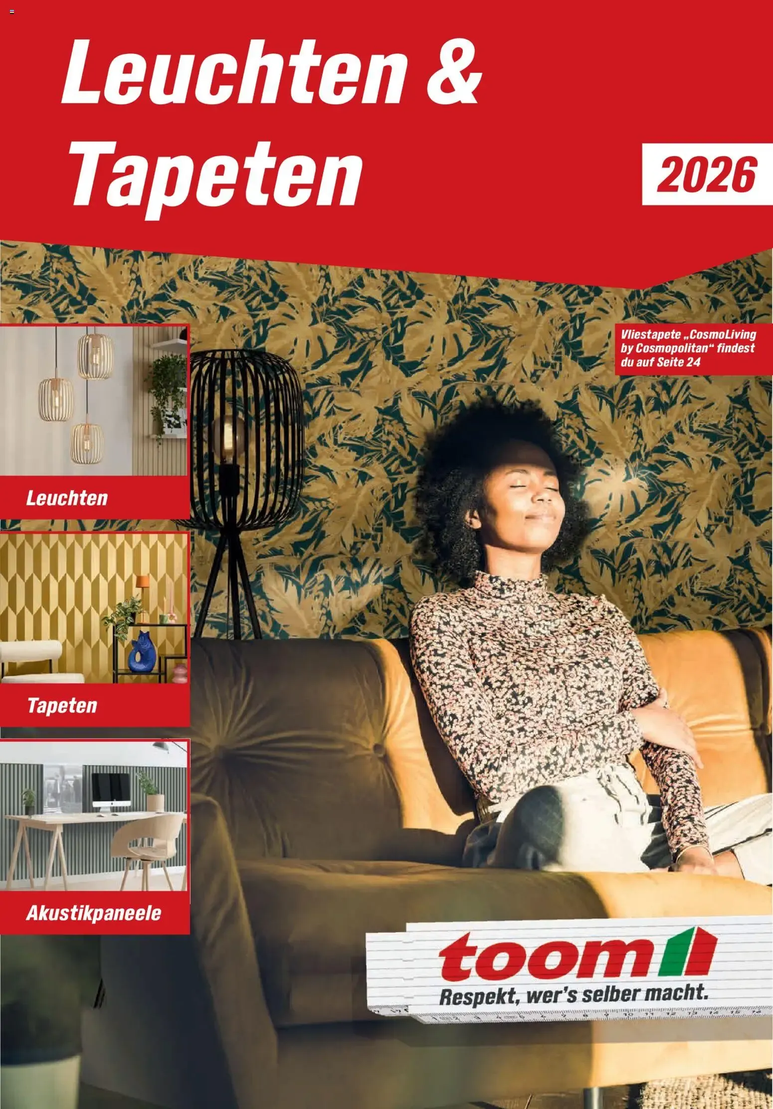 Toom Baumarkt Leuchten & Tapeten 2026 (ab 01.01.2026) zum Blättern