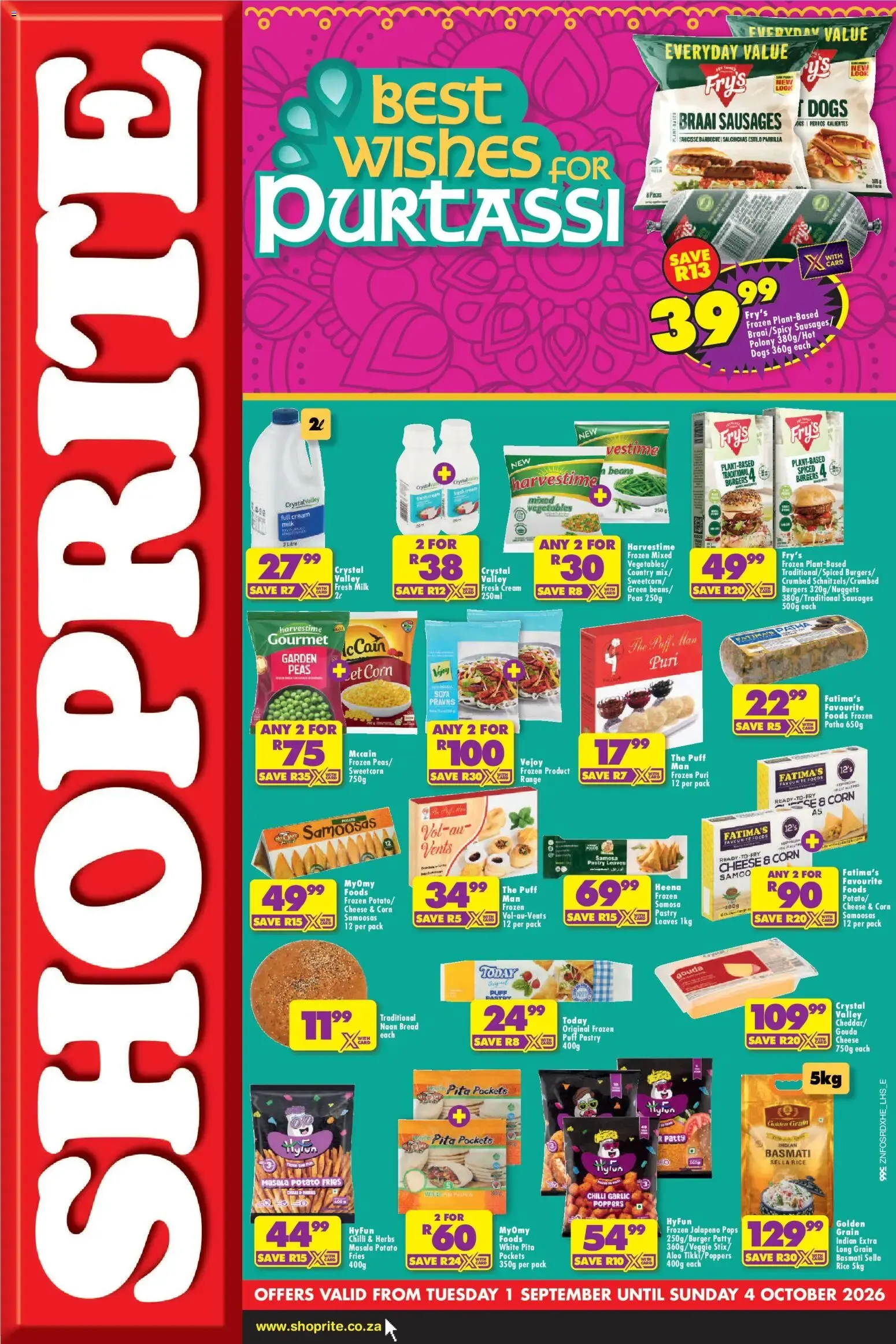 Shoprite - Purtassi Savings (01/09/2026 - 06/10/2026) → Online Catalogue