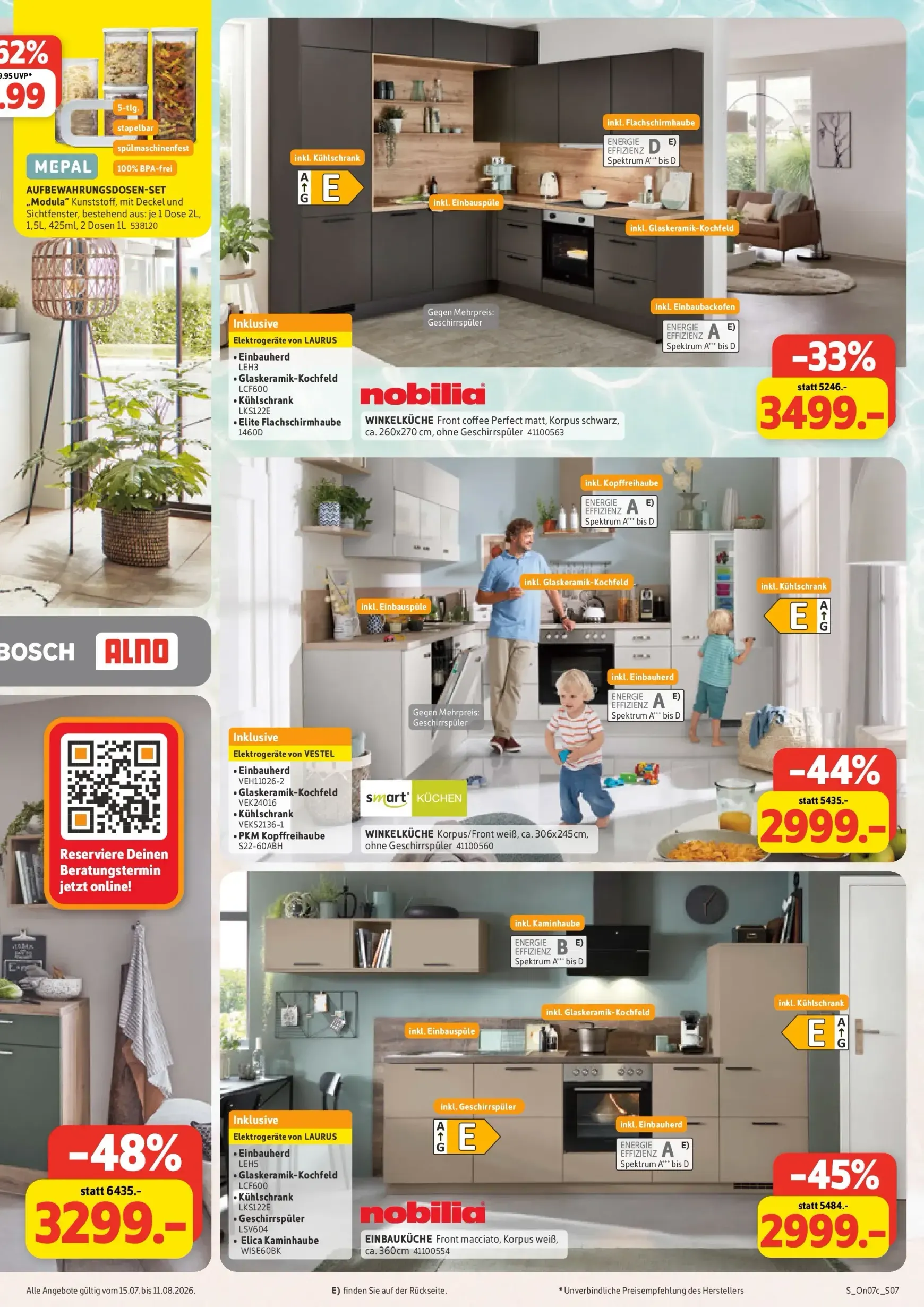 Sconto - Deutschlands günstigstes Möbelhaus! SSV Sommer Spar Verkauf von 15. Juli bis 11. August 2026 - Prospekt seite 7
