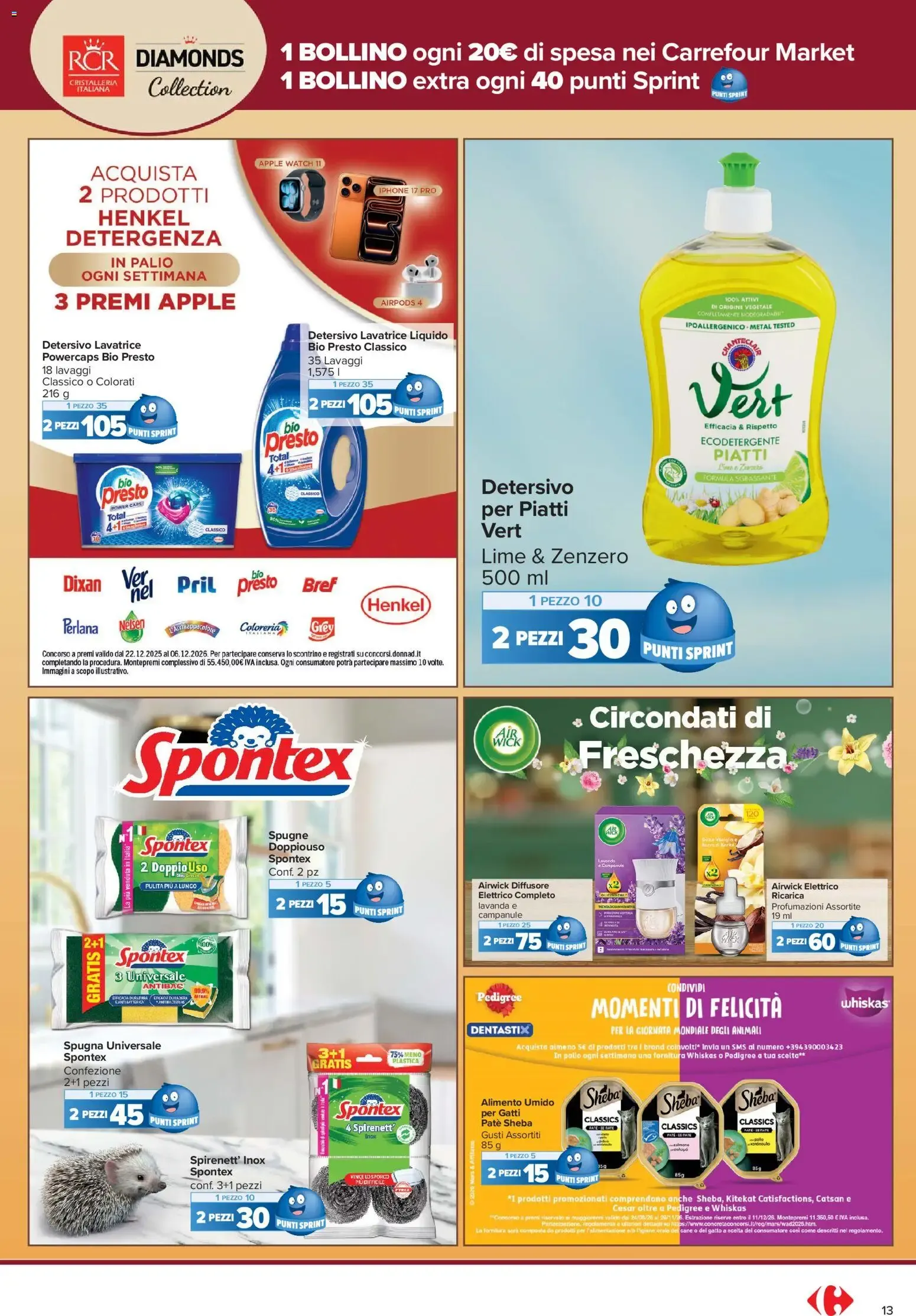 Nuovo Carrefour volantino Market - Punti Sprint Payback dal 15/09/2026 > offerte anteprima 🛍️ da 15 settembre a 28 settembre di 2026 - Pagina del volantino 13