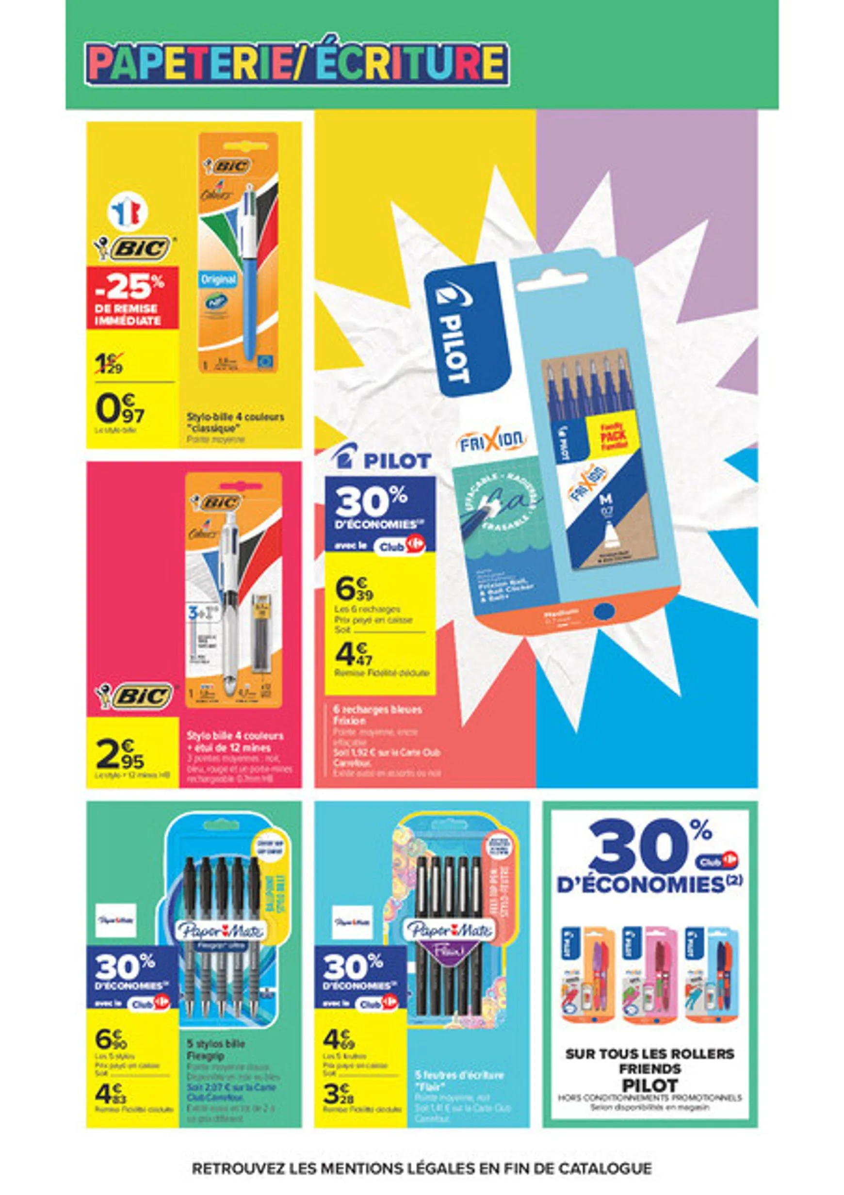 Current Carrefour Market - Rentrée des Classes leaflet valid from du mardi 11/08/2026 to du dimanche 30/08/2026 du 11 août au 30 août 2026 - Catalogue page 6