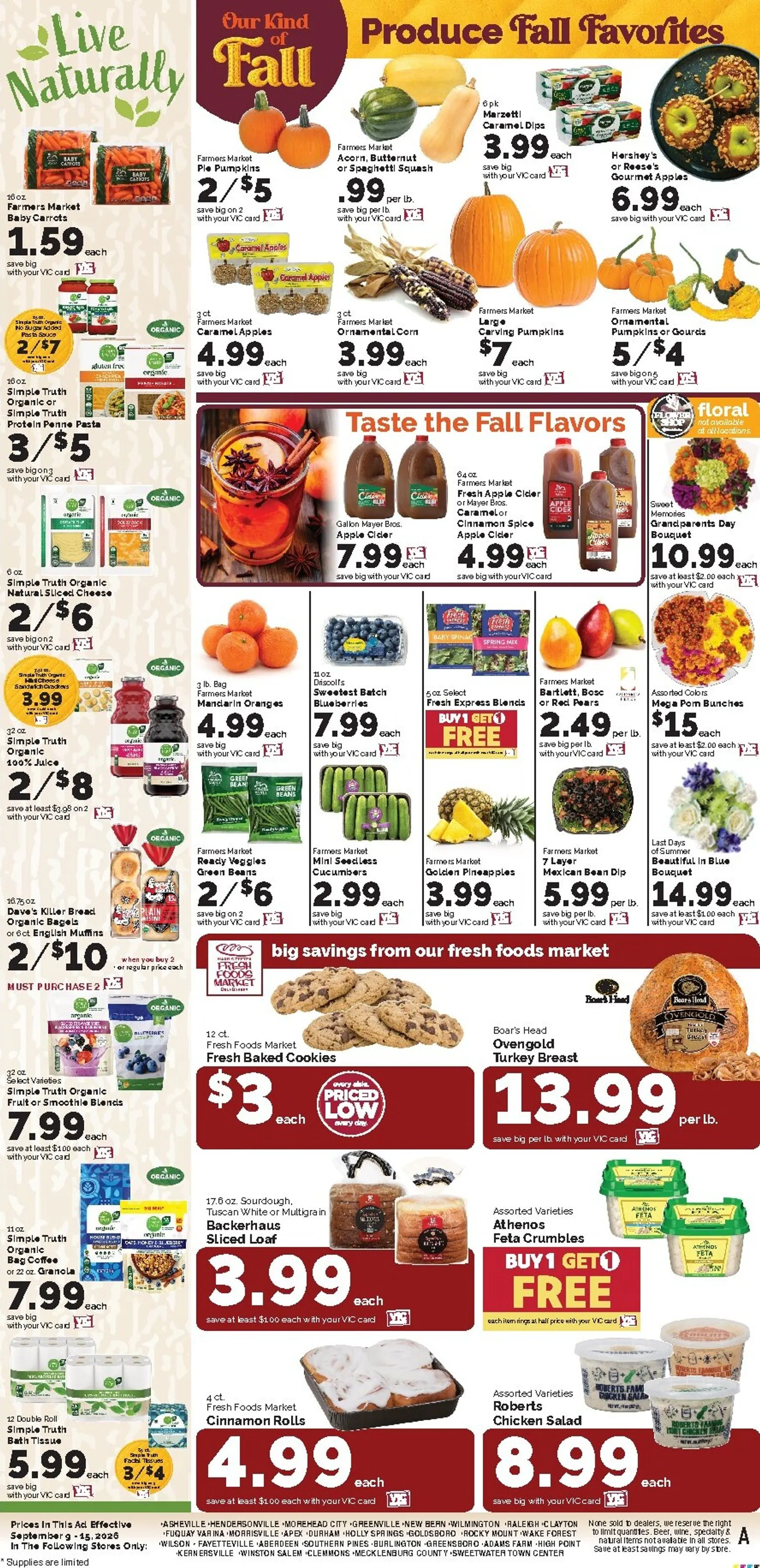 Weekly ad Current Harris Teeter leaflet valid from Wednesday 09/09/2026 to Tuesday 09/15/2026 from September 9 to September 15 2026 - Page 11
