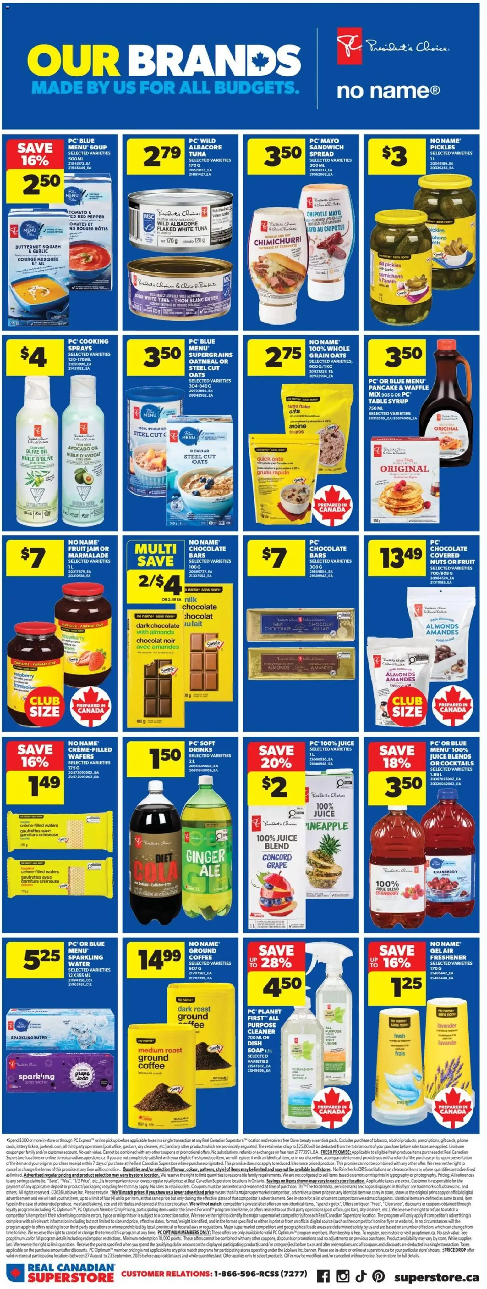 Real Canadian Superstore weekly flyer / circulaire from Sep 17, 2026 > weekly specials & deals from September 17 to September 23 2026 - flyer page 15