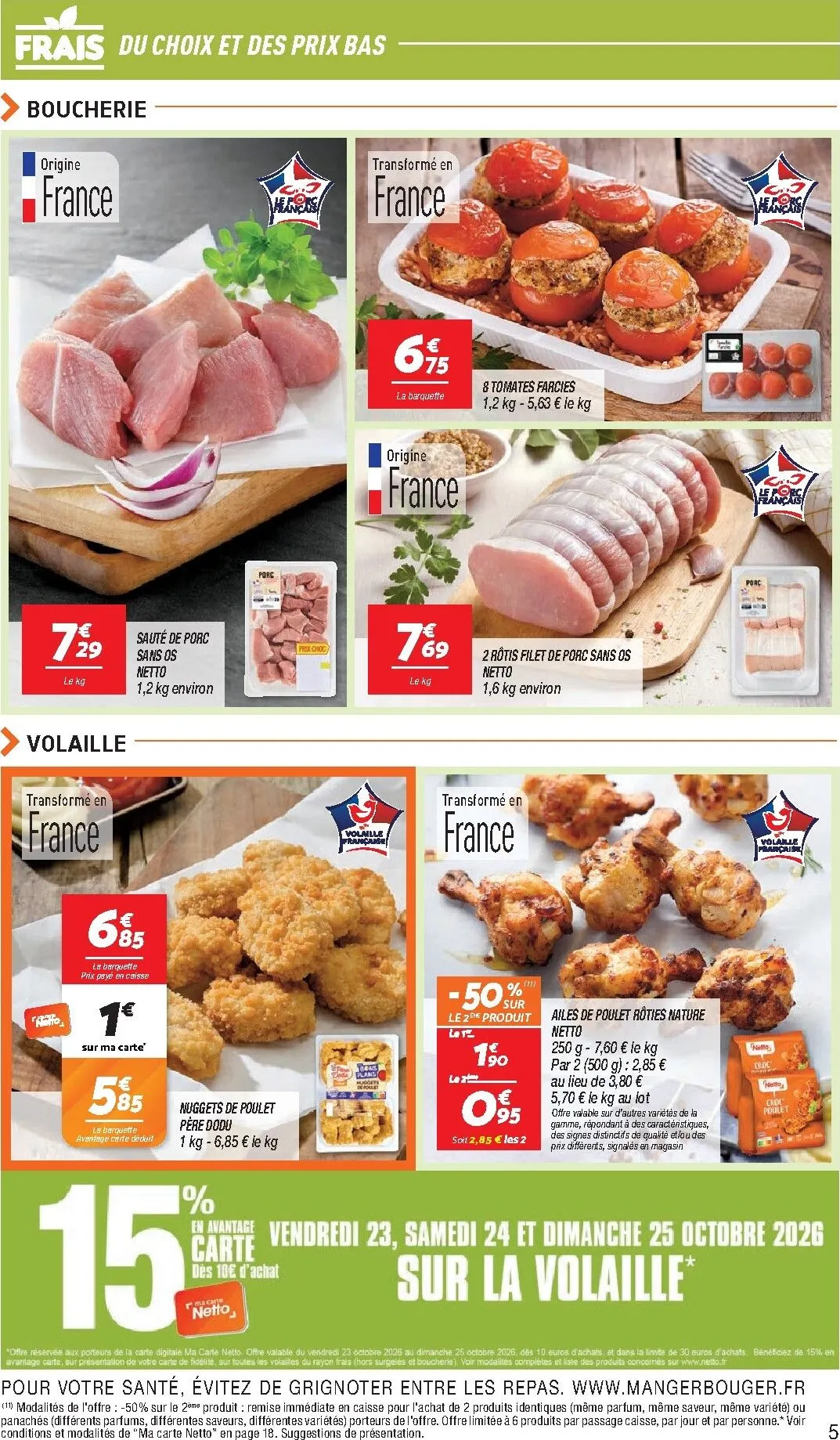 Netto: 100% Reembolso en el 3er Producto de Confitería du 20 octobre au 26 octobre 2026 - Catalogue page 5