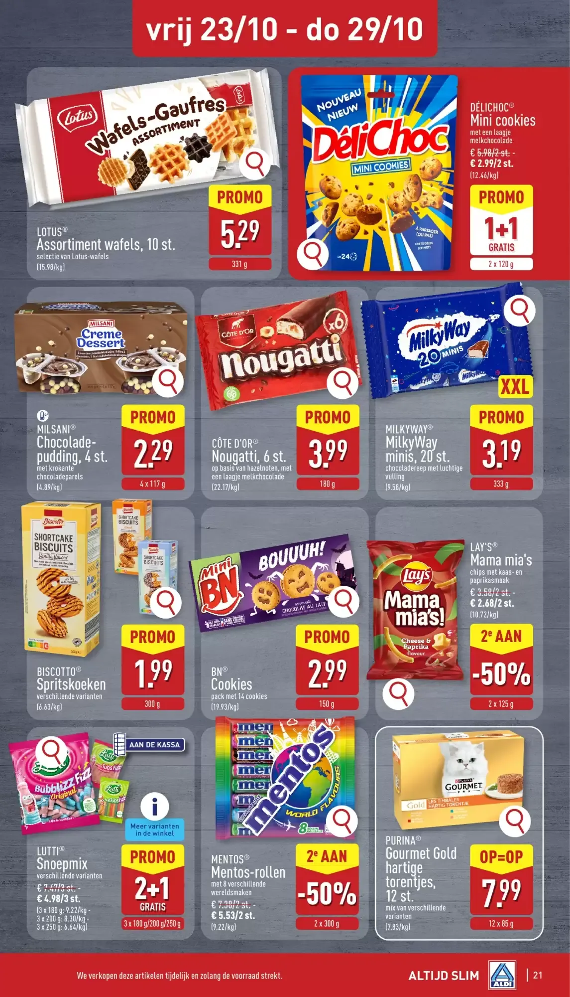 ALDI Folder van ma 19/10 t.e.m. zat 24/10 van 19 oktober tot 24 oktober 2026 - folder pagina 21