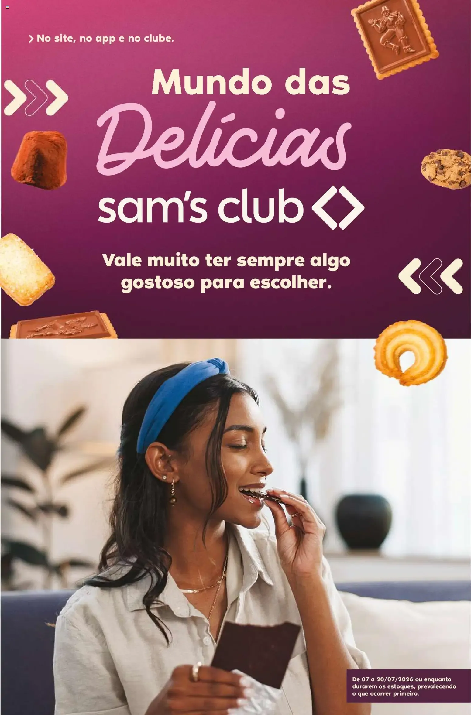 Encarte de Sam's Club ofertas Mundo das Delícias de 07/07/2026 | Promoções Online 7 de julho até 20 de julho 2026 - Pagina 1