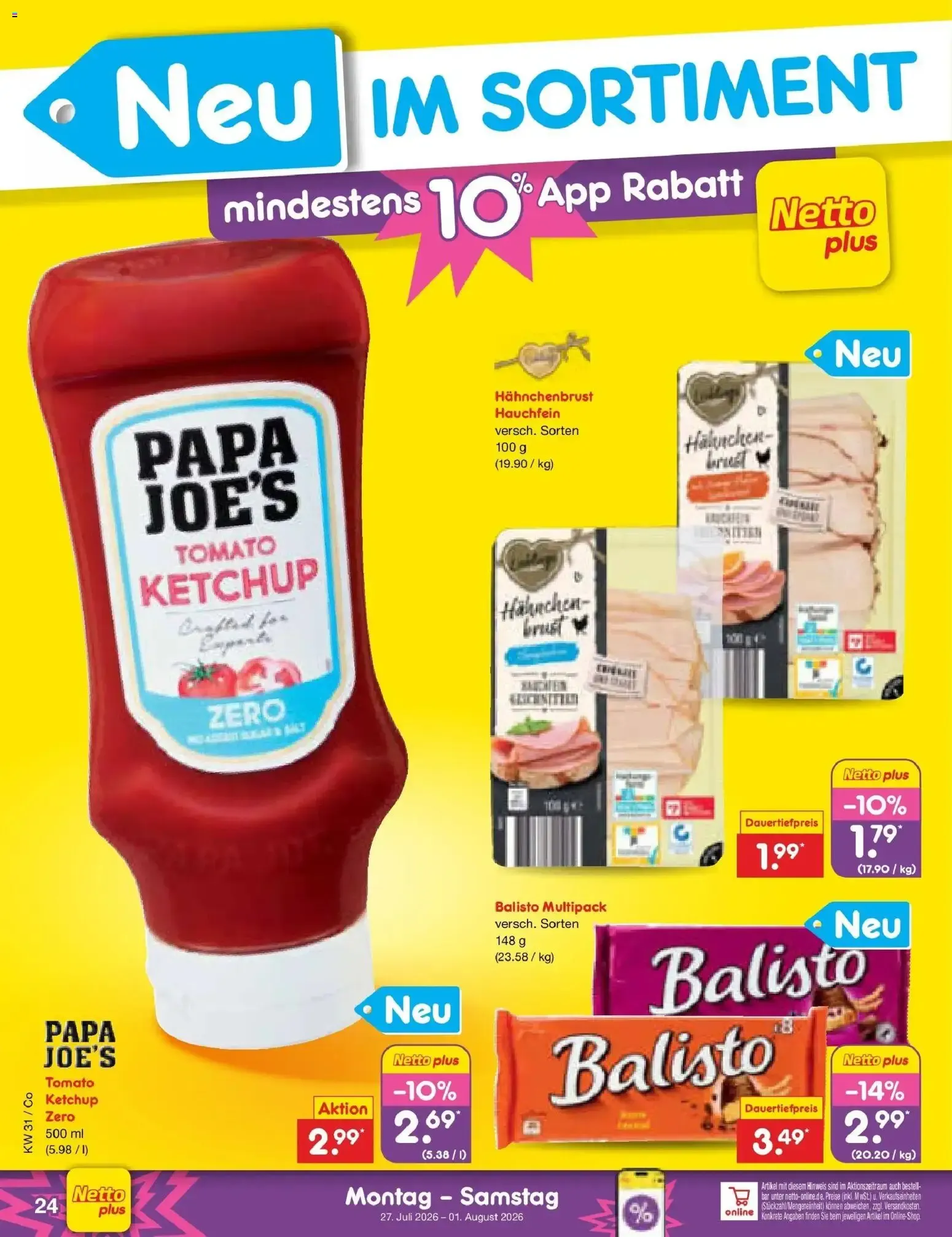 Netto Marken-Discount Prospekt Leipzig (ab 27.07.2026) » Angebote von 27. Juli bis 1. August 2026 - Prospekt seite 38