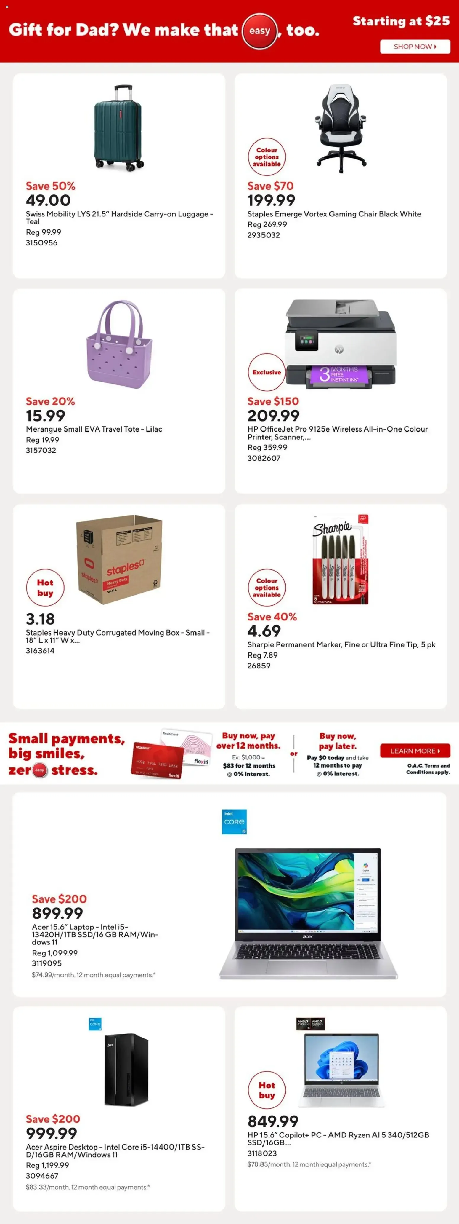 Staples weekly flyer / circulaire from Jun 5, 2026 > weekly specials & deals from June 5 to June 11 2026 - flyer page 2