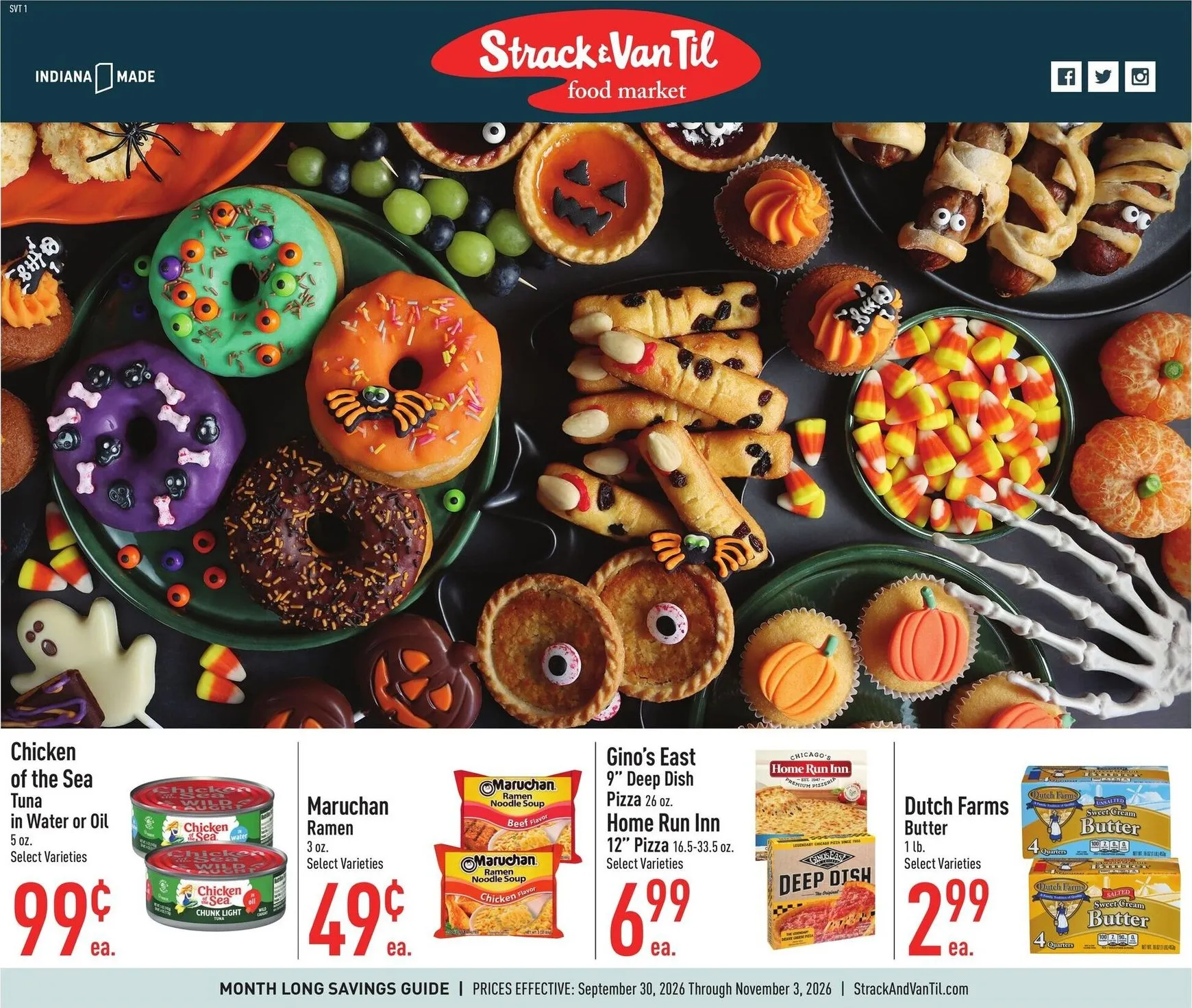 Current Strack & Van Til - Monthly leaflet valid from Wednesday 09/30/2026 to Tuesday 11/03/2026