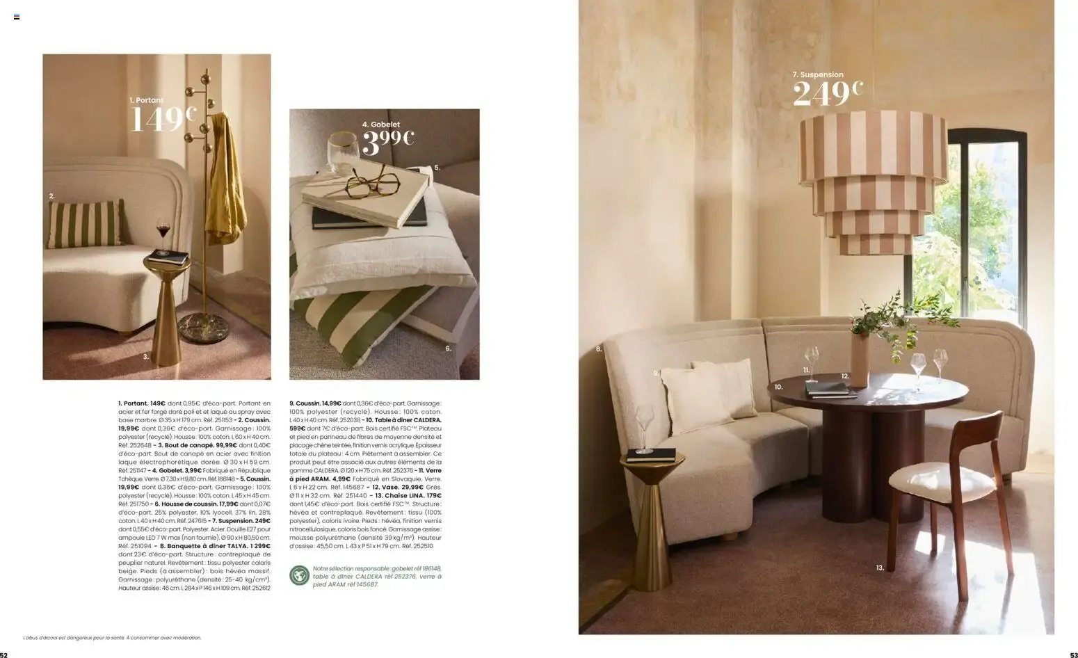 Maisons du Monde - Itinéraire Estival Collection Printemps - Été 2026 du 16 février au 1 septembre 2026 - Catalogue page 27