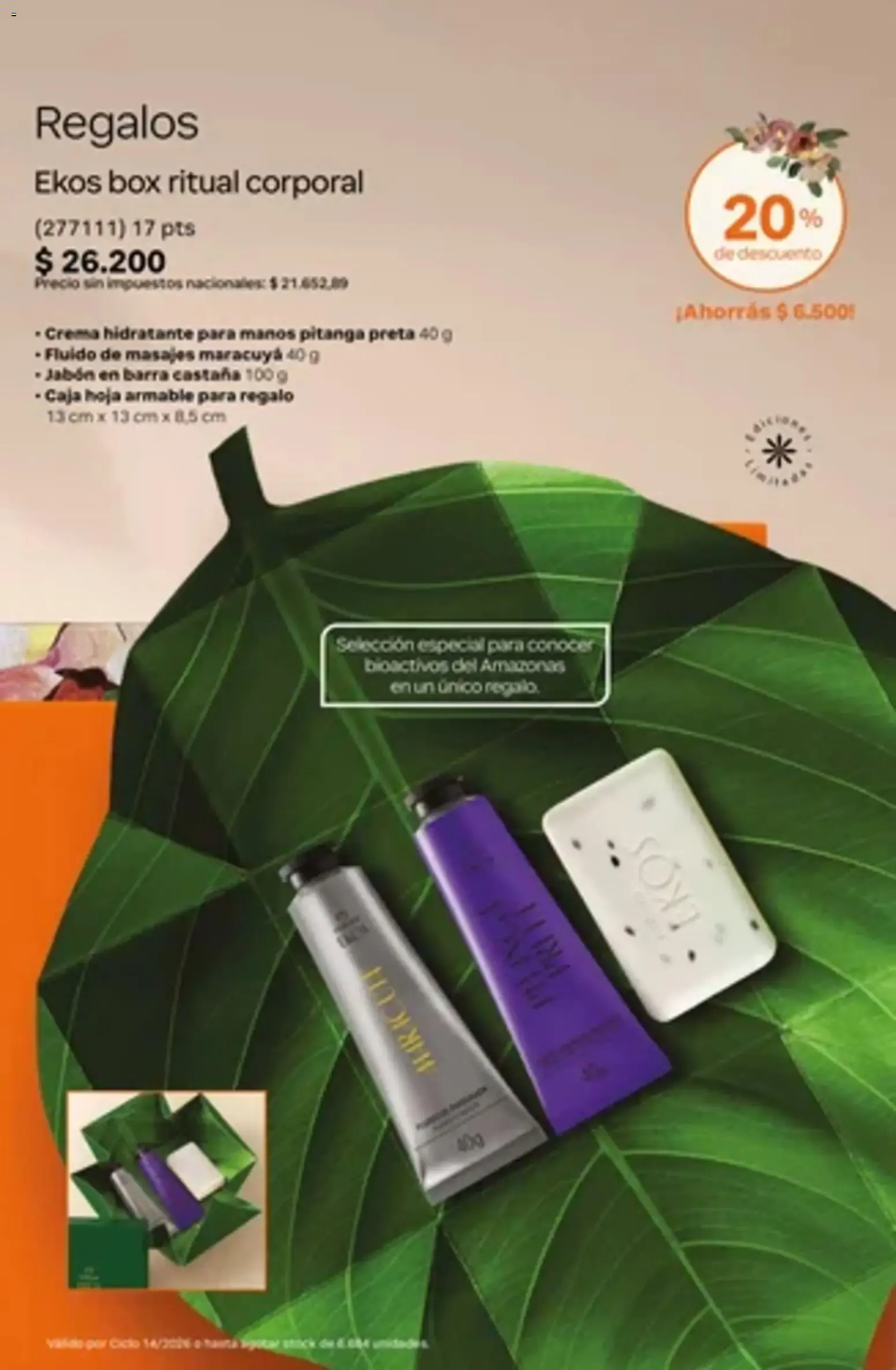 Ofertas de Revista Interactiva Natura Ciclo 14/2026 - Nueva Línea Tododia Cabellos Liso+Liso Frambuesa y Jojoba 1 de octubre al 21 de octubre 2026 - Página 18 del catálogo