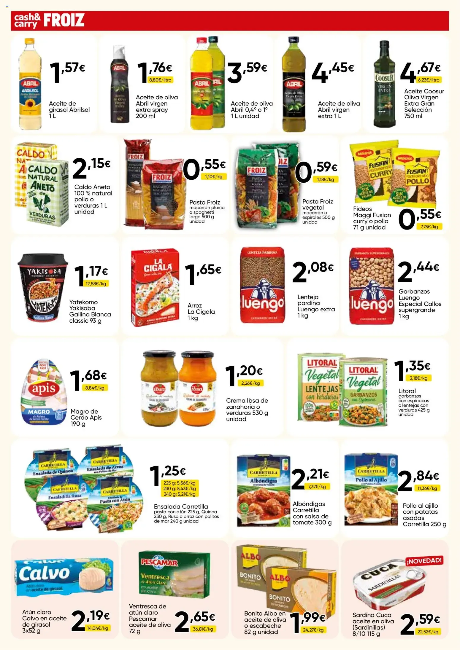 Catálogo de Froiz - Folleto Cash del 27/08/2026 | Ofertas 27 de agosto al 14 de septiembre 2026 - Página 2