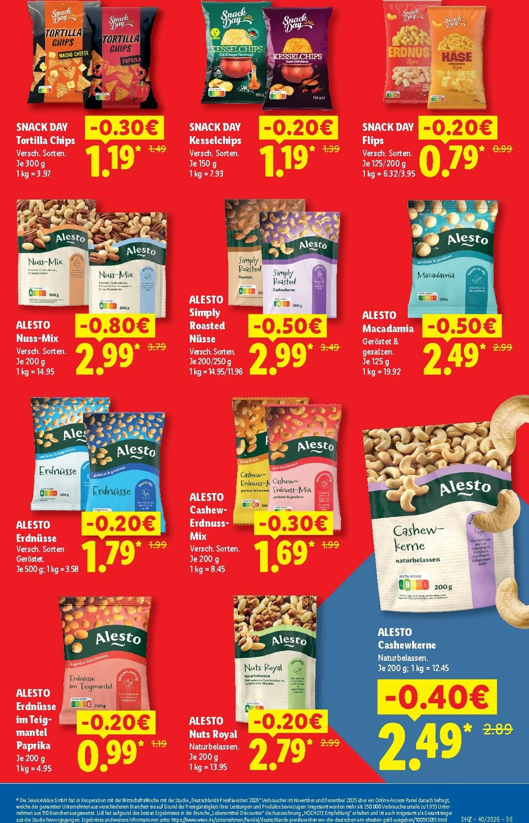 Lidl - Der Preisführer macht Deutschland Prospekt – von Donnerstag 01.10.2026 bis Samstag 31.10.2026 von 1. Oktober bis 31. Oktober 2026 - Prospekt seite 3