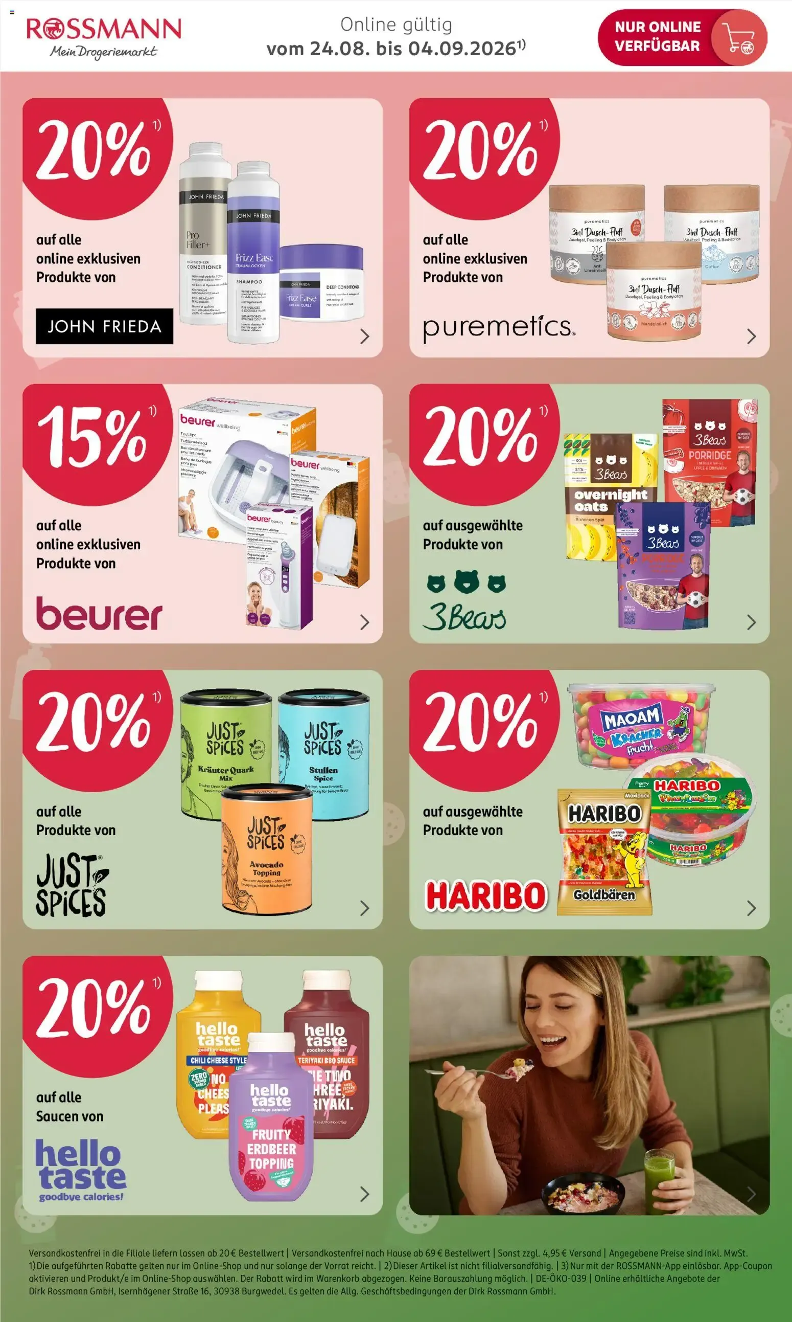 Rossmann Prospekt ab 24.08.2026 > Rossmann Onlineprospekt von 24. August bis 4. September 2026 - Prospekt seite 3