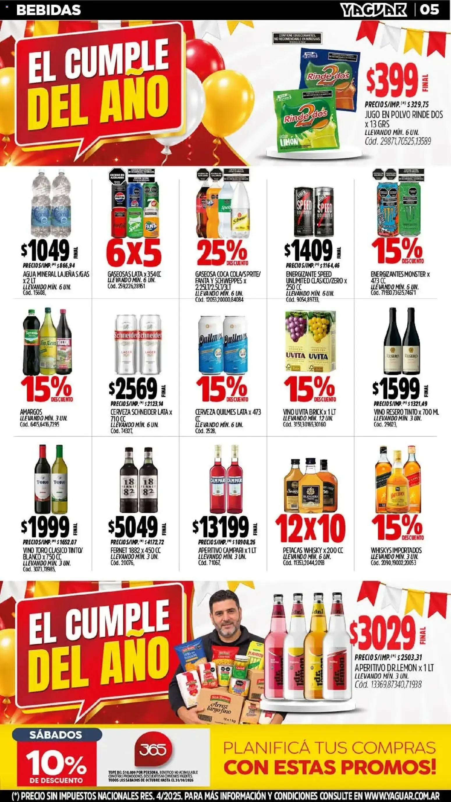Ofertas de Yaguar - Oferta Semanal General Roca del 05/10/2026 - 10/10/2026 5 de octubre al 10 de octubre 2026 - Página 3 del catálogo