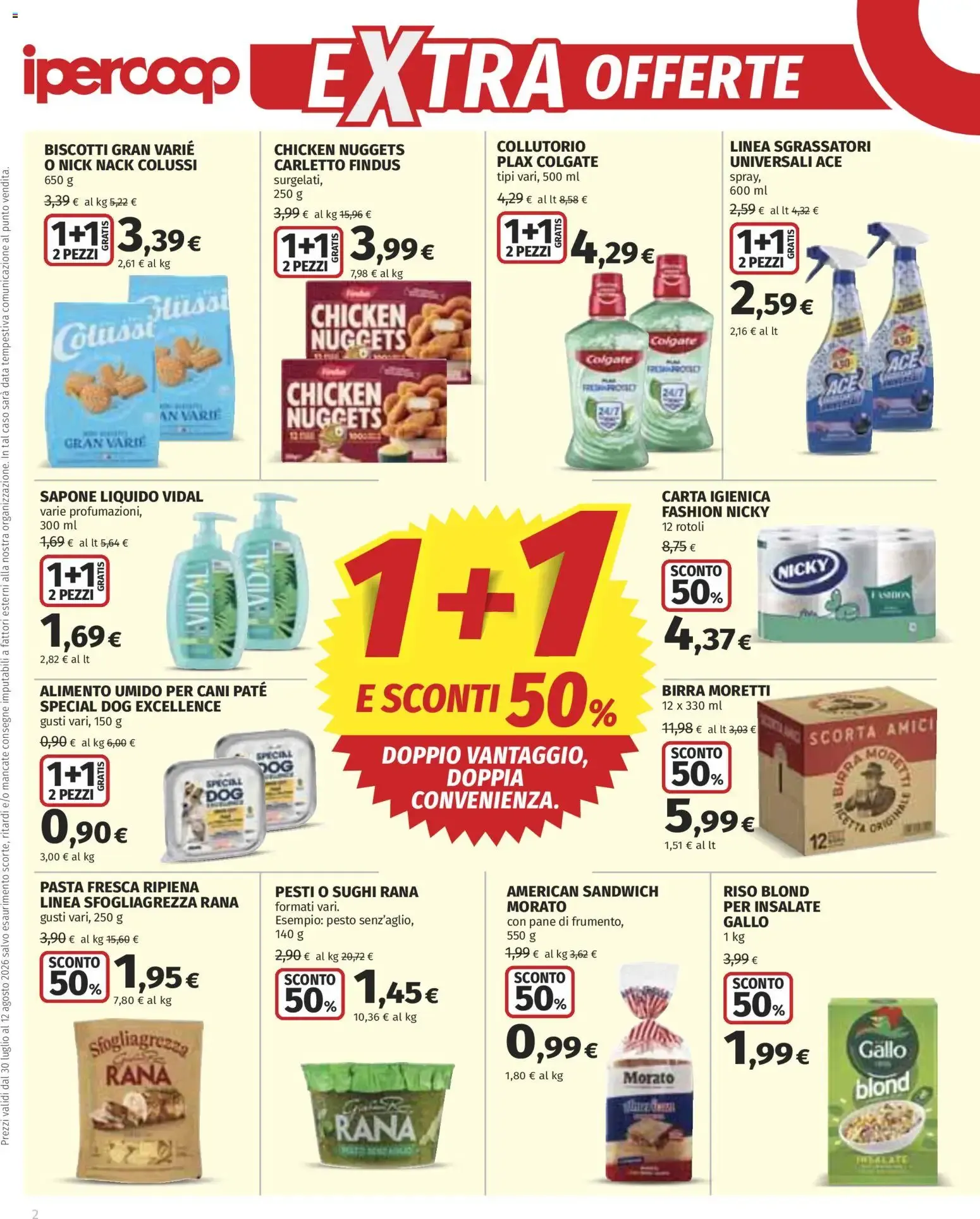 Anteprima volantino Ipercoop dal 30/07/2026 - nuovo offerte da 30 luglio a 12 agosto di 2026 - Pagina del volantino 2