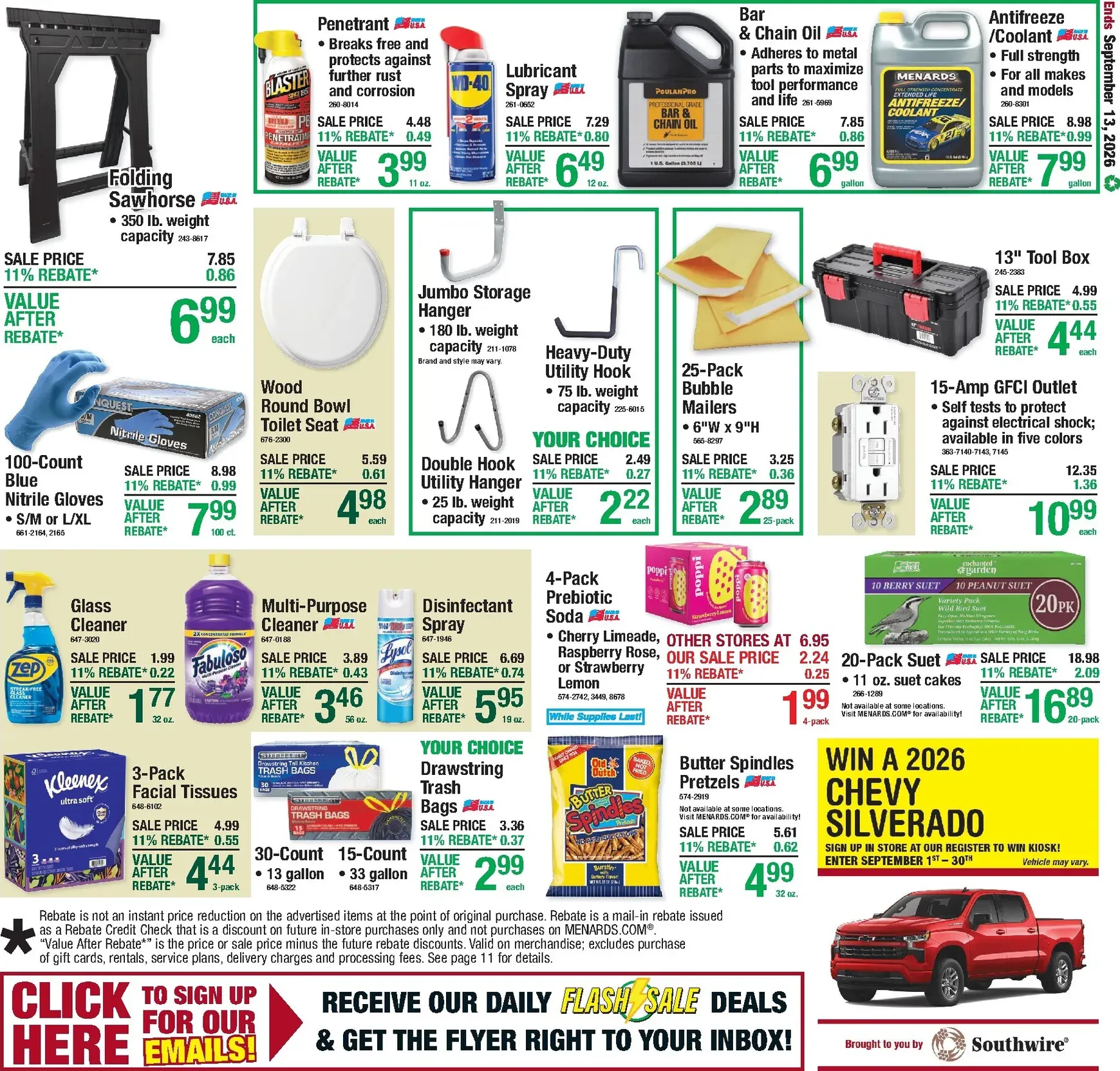 Weekly ad 11% REBATE ON EVERYTHING! from September 3 to September 13 2026 - Page 20