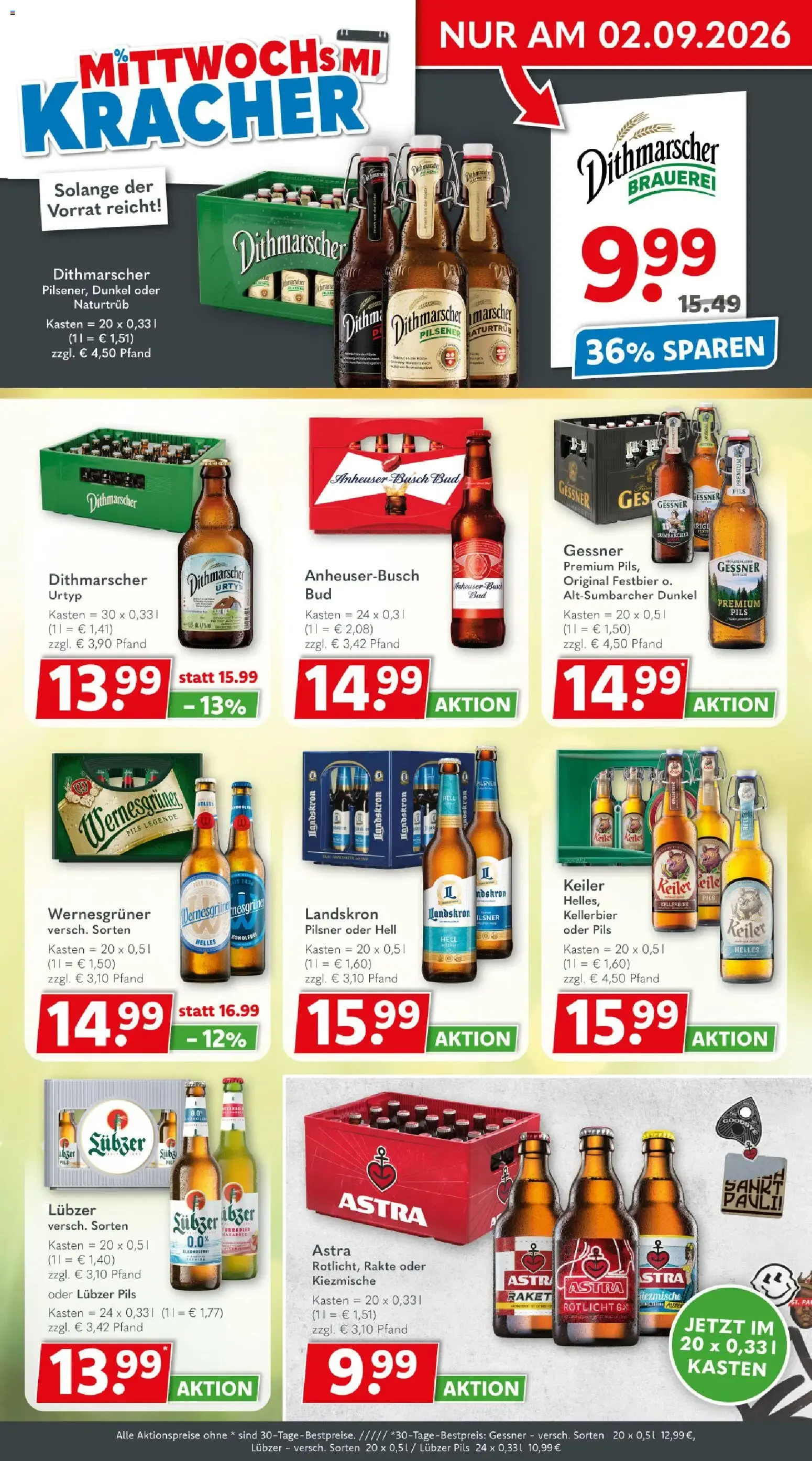 Getränkeland Prospekt (ab 31.08.2026) zum Blättern von 31. August bis 12. September 2026 - Prospekt seite 2