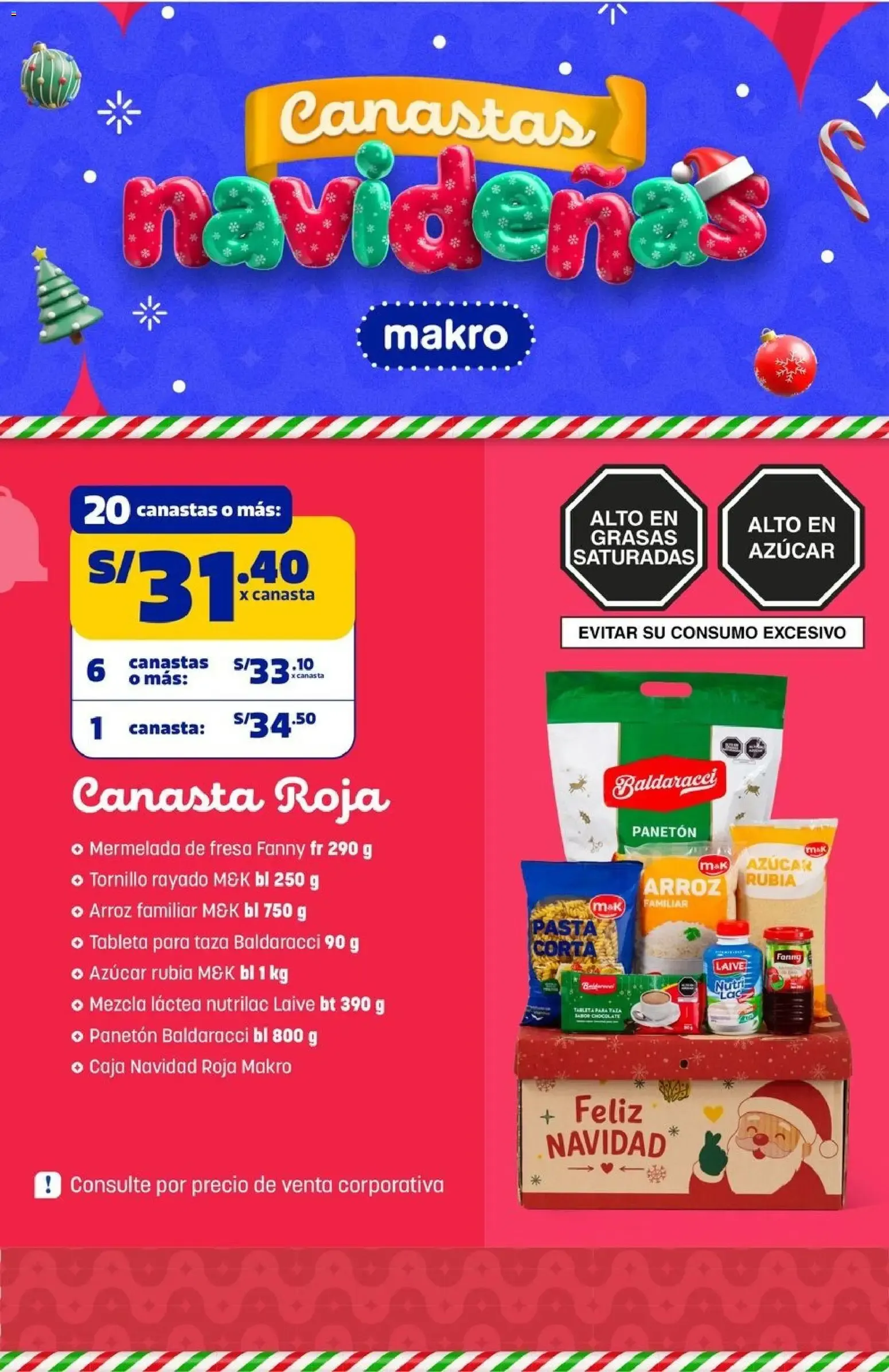 Catalogo de Canastas Navideñas Makro 26 de octubre al 15 de noviembre 2026 - Pag 1